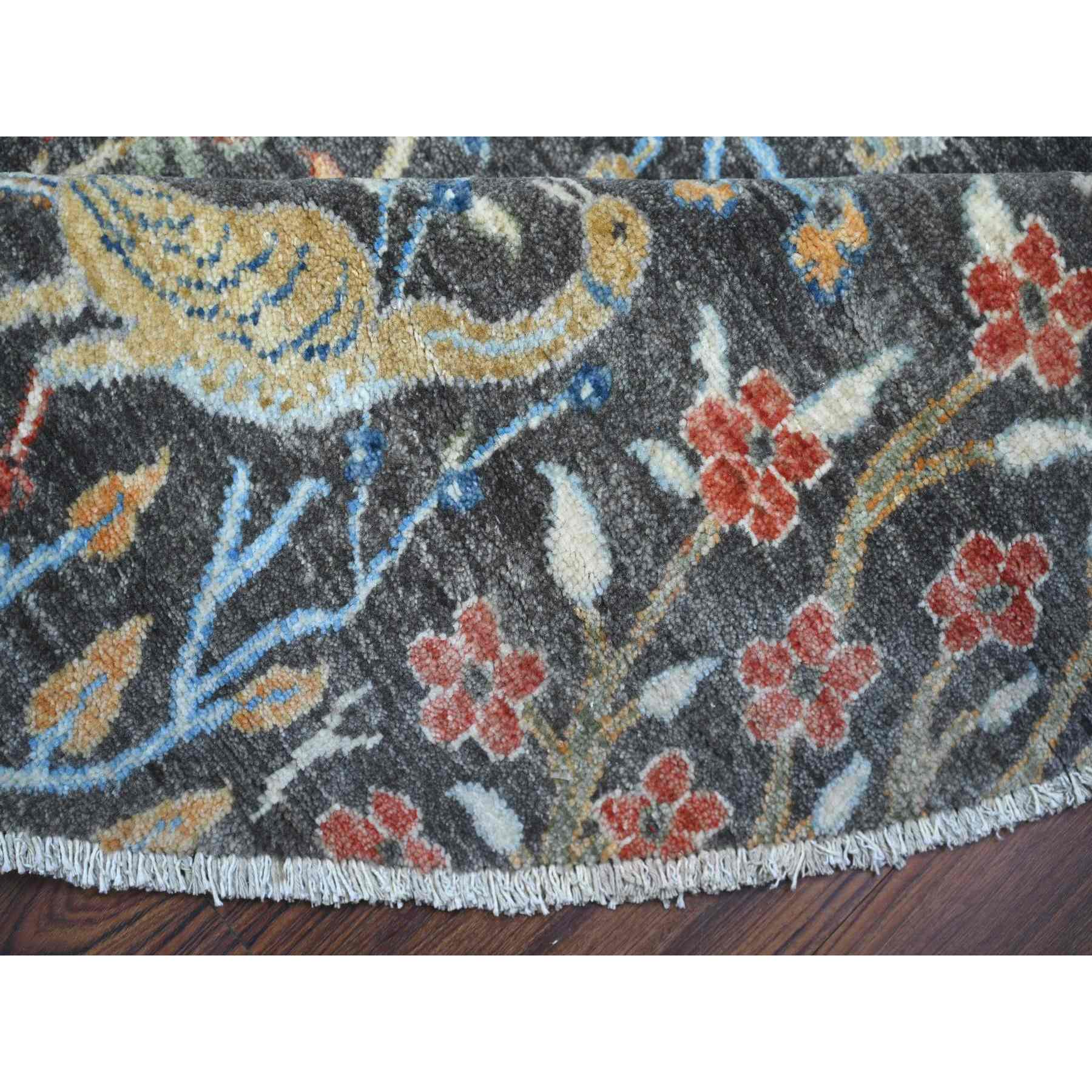 Oushak-And-Peshawar-Hand-Knotted-Rug-442070