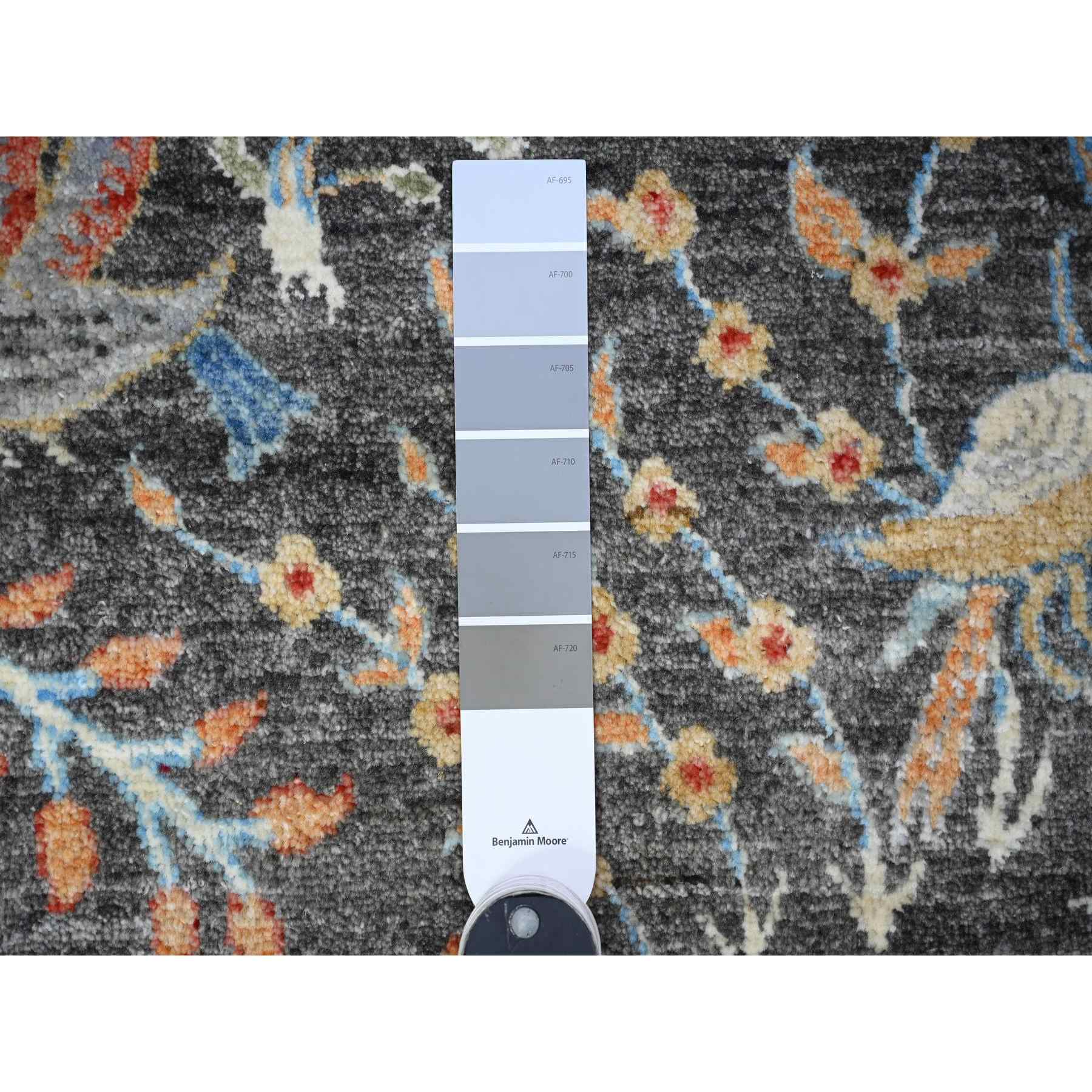 Oushak-And-Peshawar-Hand-Knotted-Rug-442070