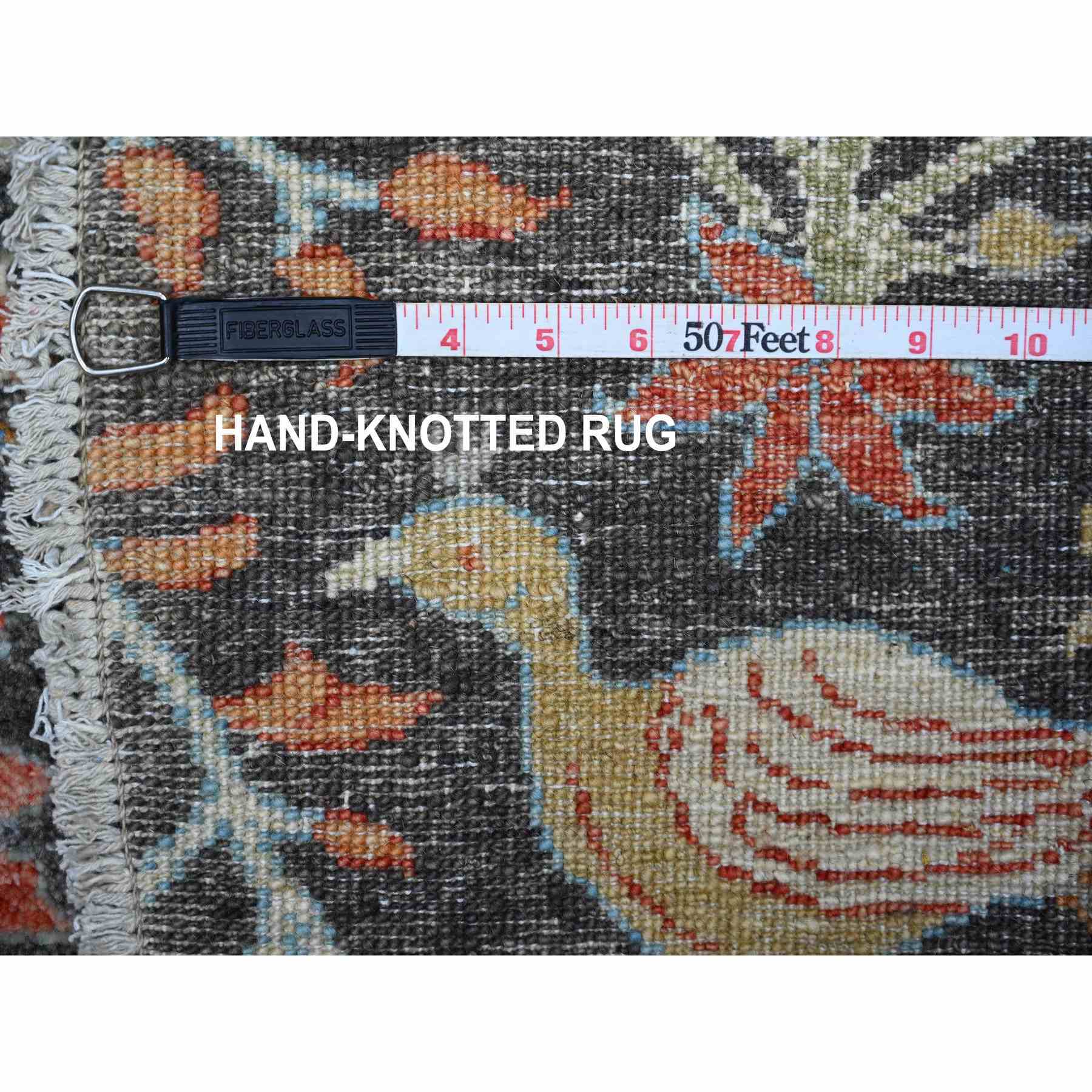 Oushak-And-Peshawar-Hand-Knotted-Rug-442070