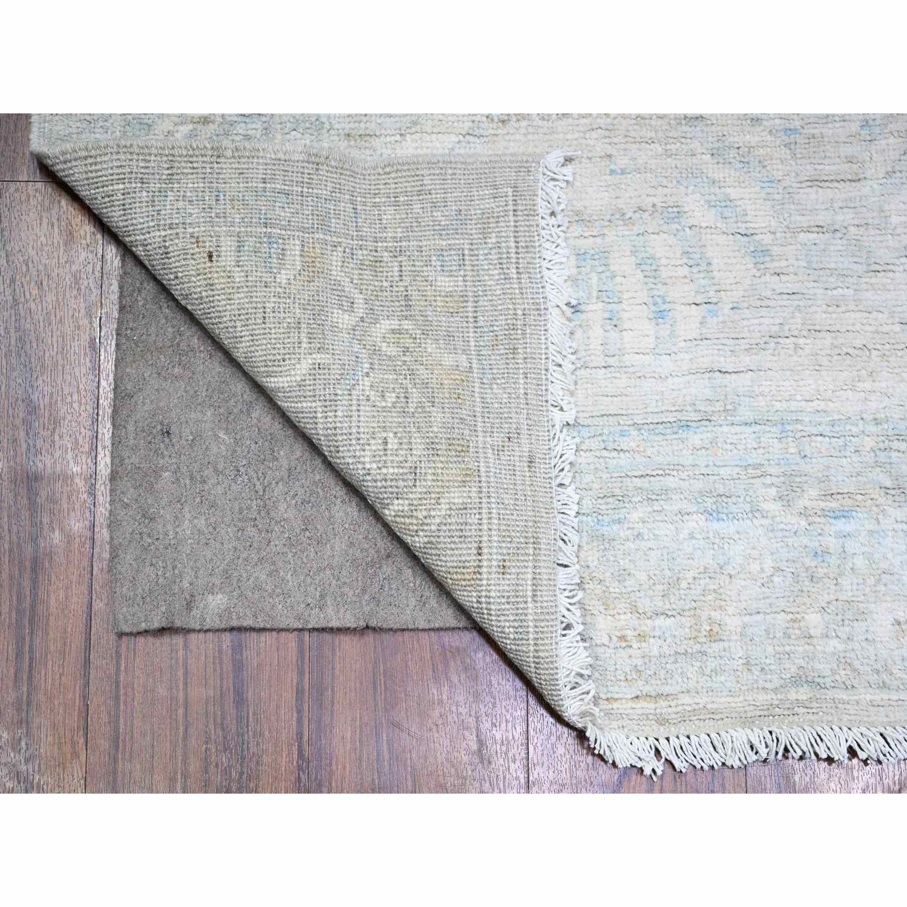 Oushak-And-Peshawar-Hand-Knotted-Rug-442095