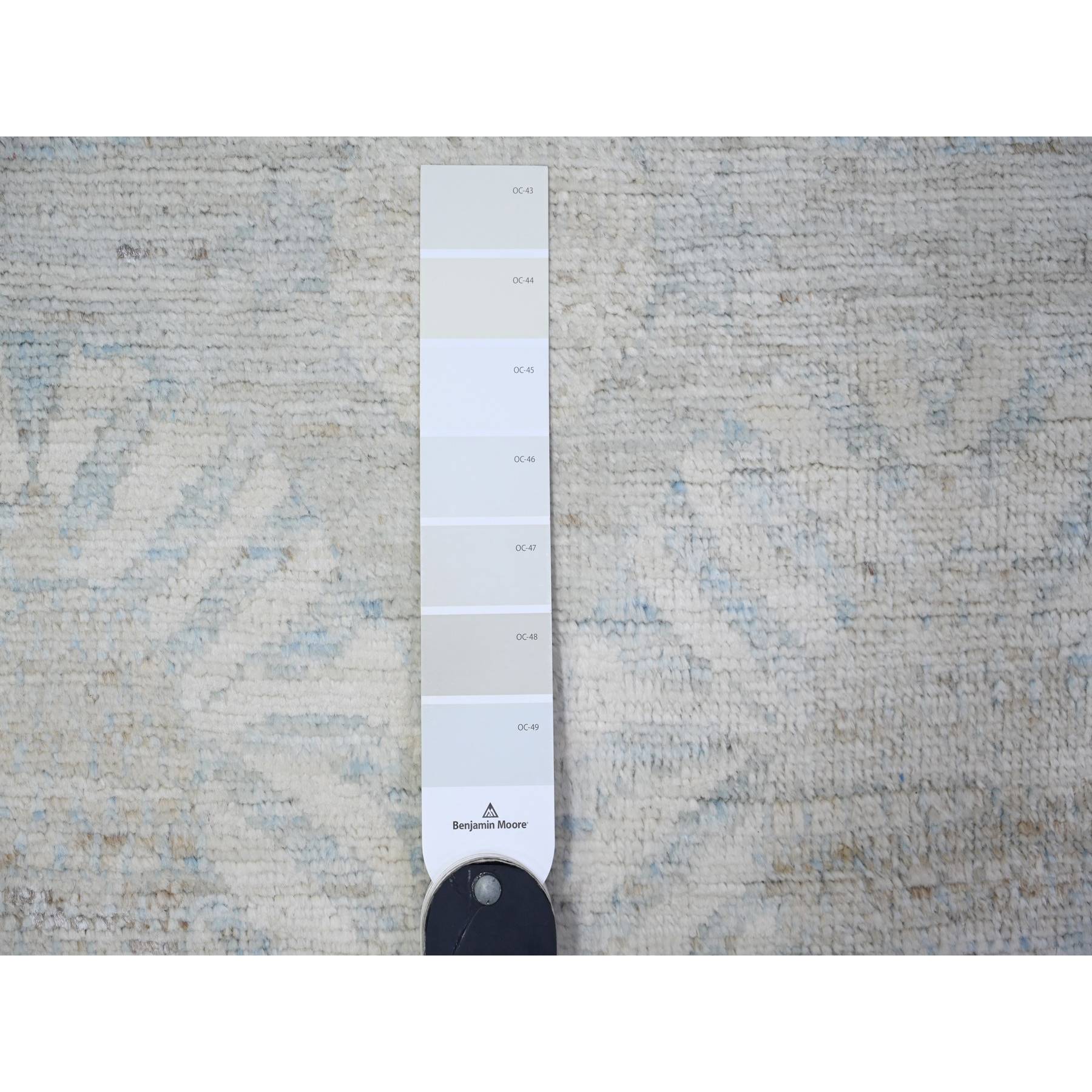 Oushak-And-Peshawar-Hand-Knotted-Rug-442095
