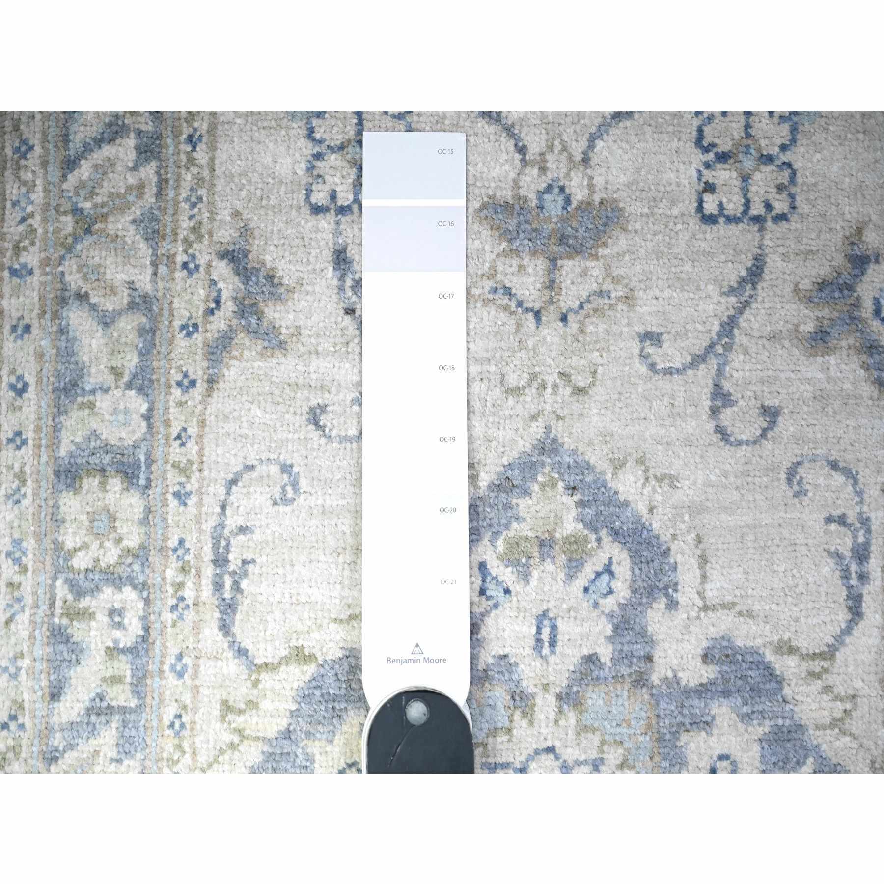 Oushak-And-Peshawar-Hand-Knotted-Rug-442120