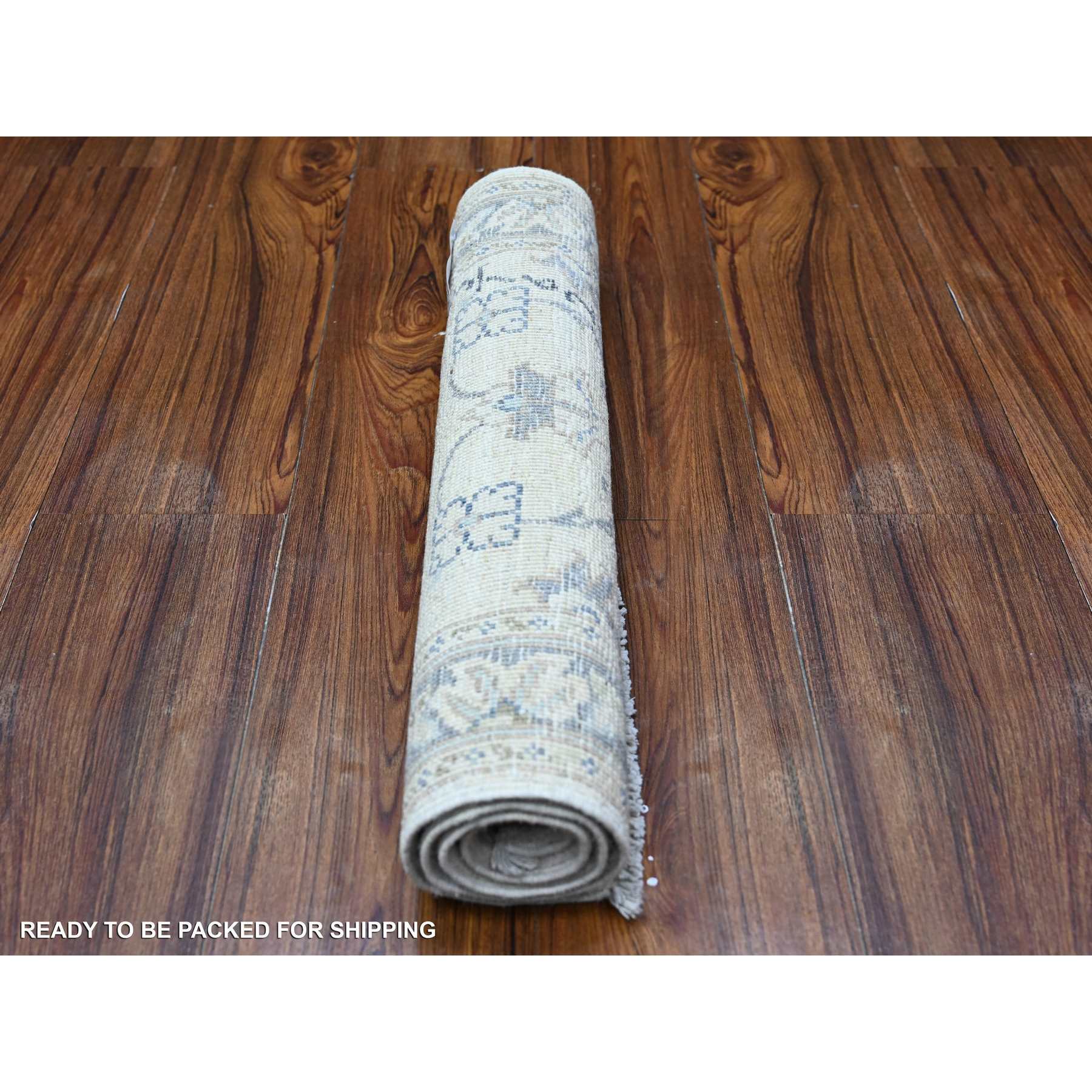 Oushak-And-Peshawar-Hand-Knotted-Rug-442120