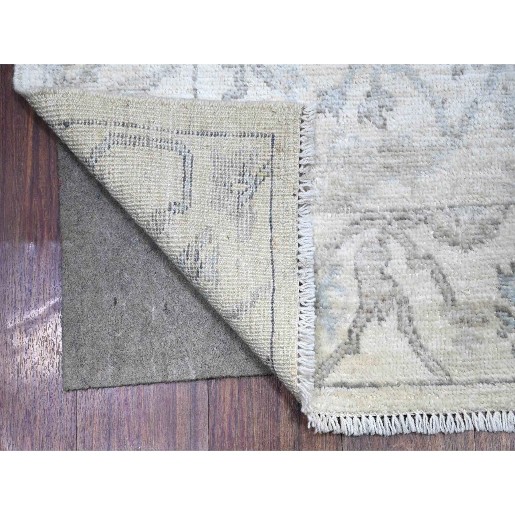 Oushak-And-Peshawar-Hand-Knotted-Rug-442180