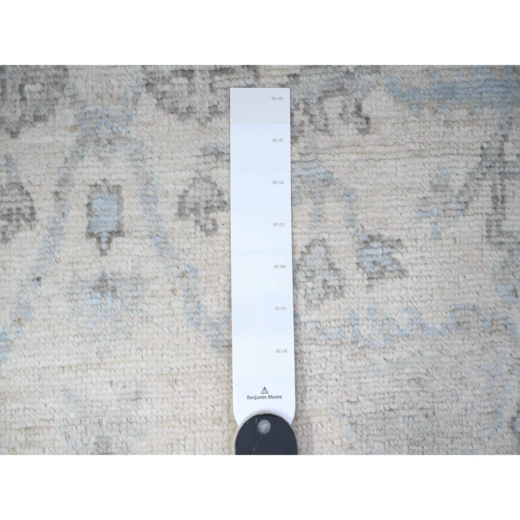 Oushak-And-Peshawar-Hand-Knotted-Rug-442180