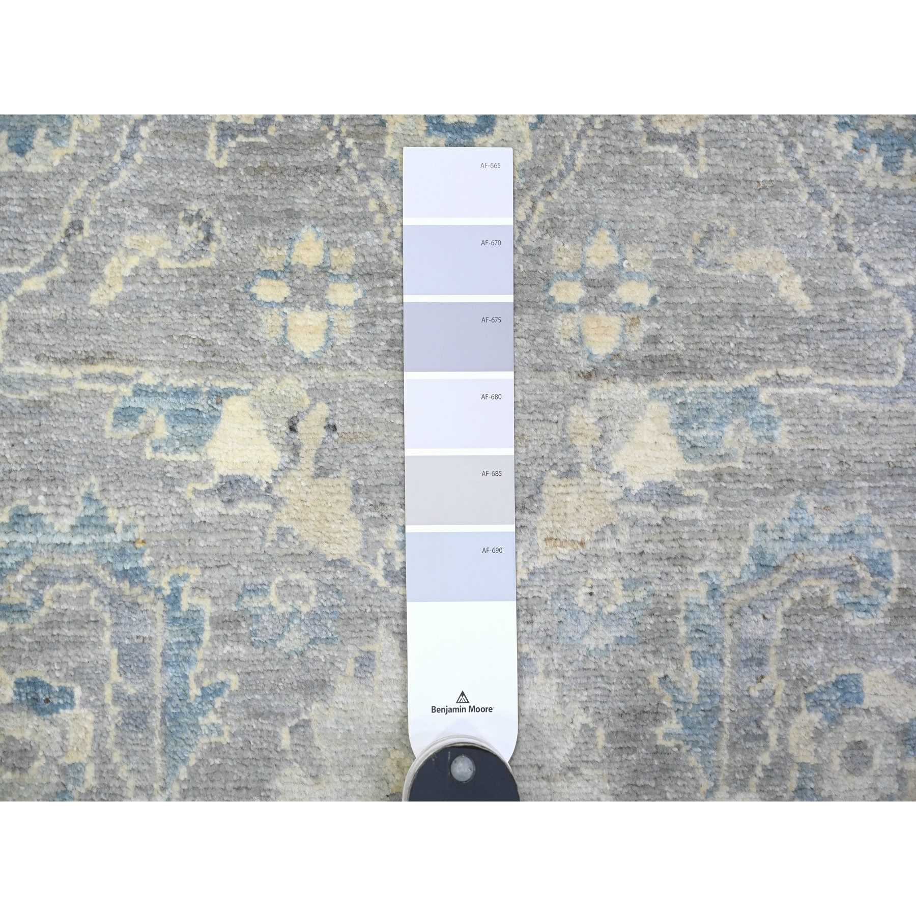 Oushak-And-Peshawar-Hand-Knotted-Rug-442330