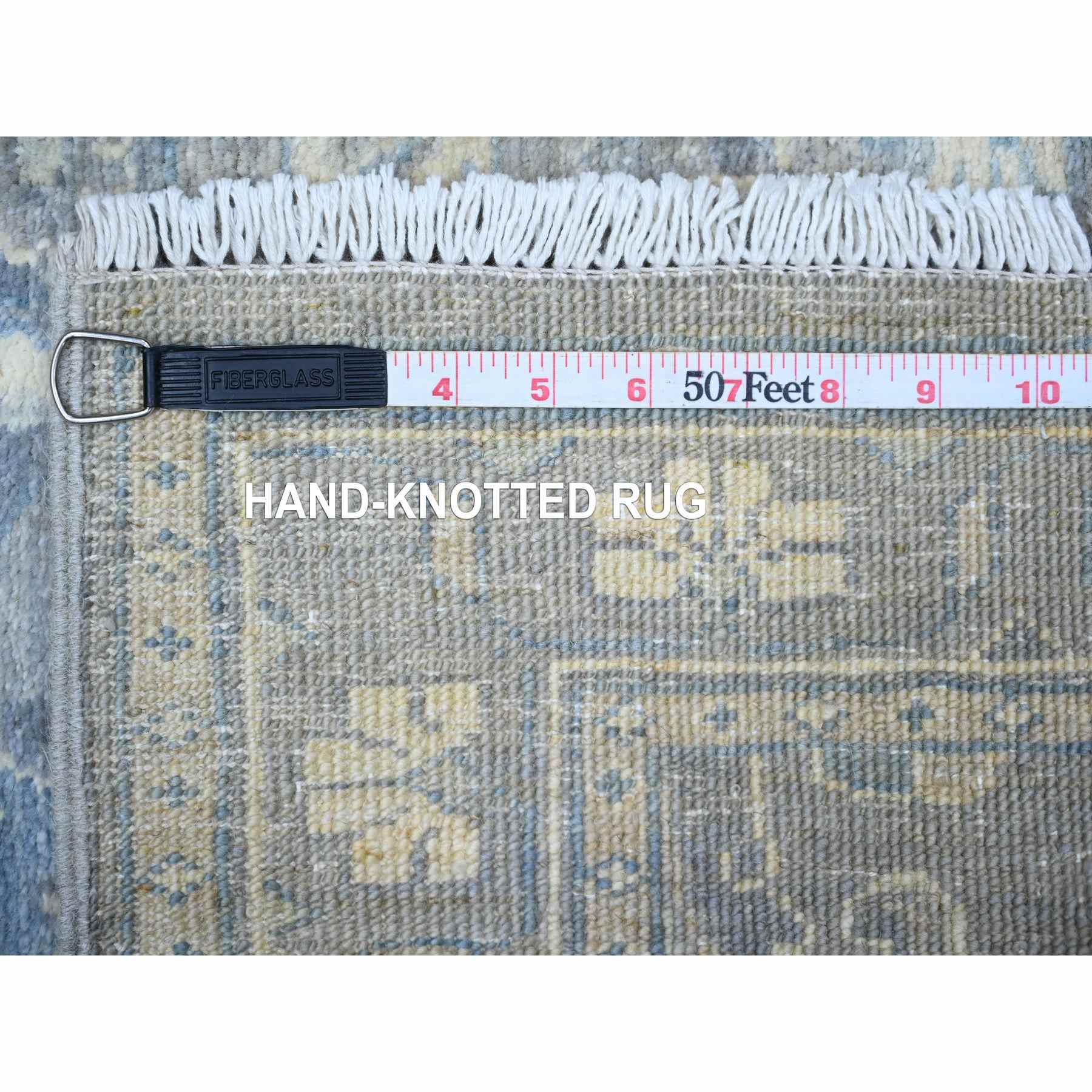 Oushak-And-Peshawar-Hand-Knotted-Rug-442330