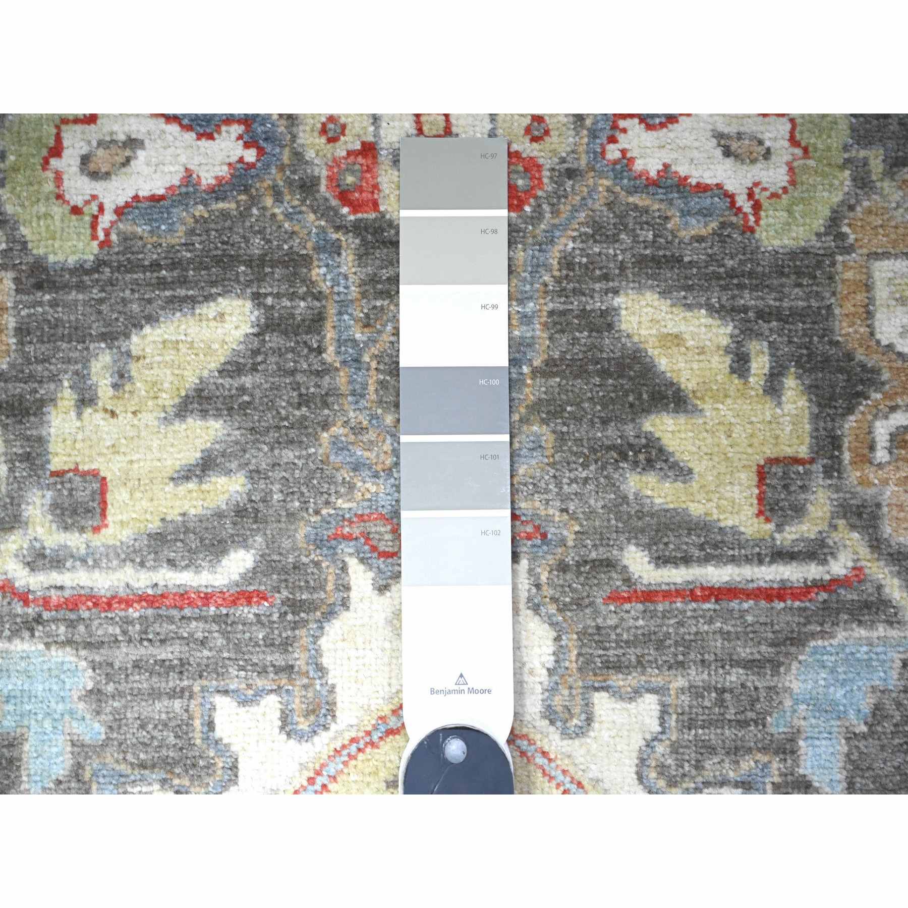 Oushak-And-Peshawar-Hand-Knotted-Rug-442340