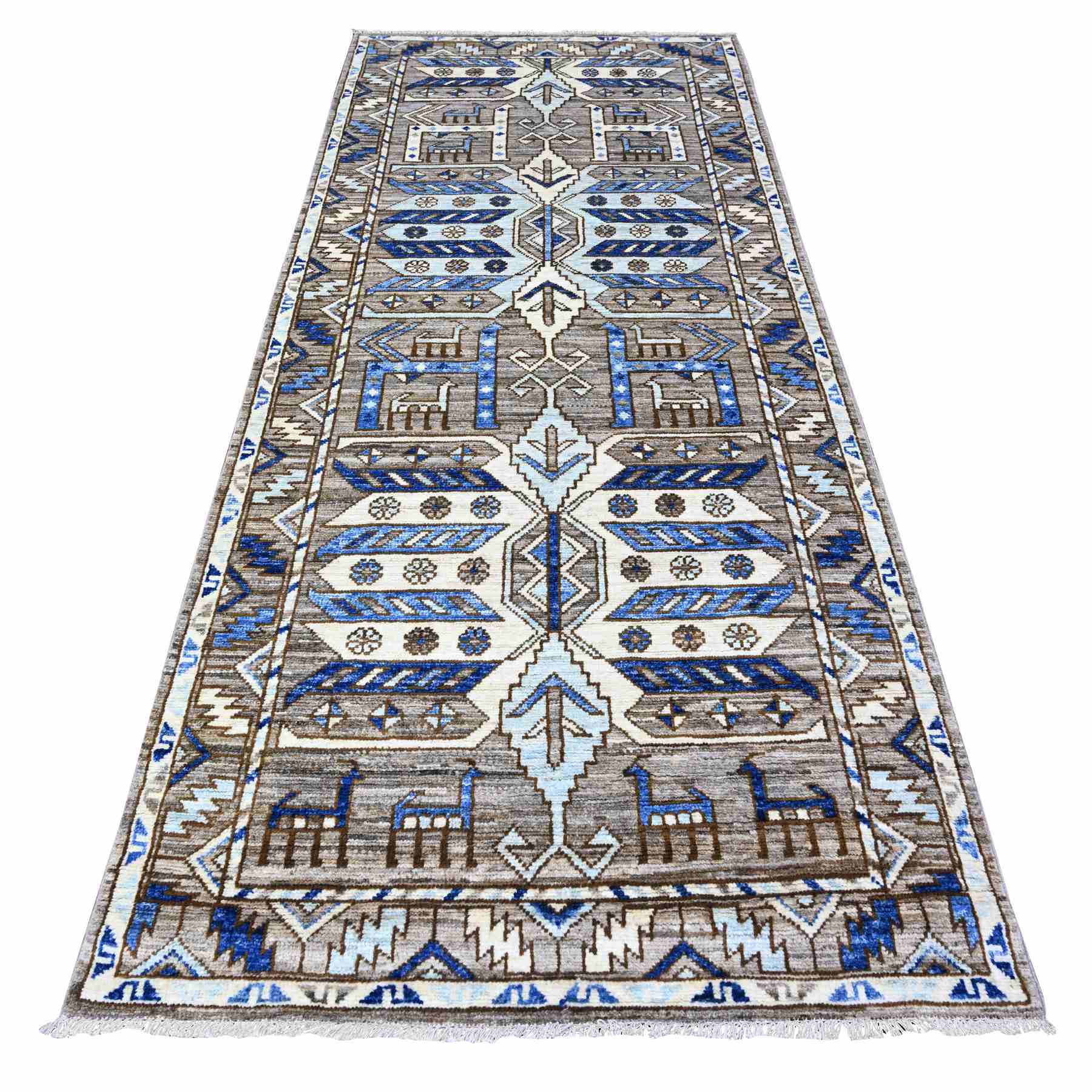 Tribal-Geometric-Hand-Knotted-Rug-441200