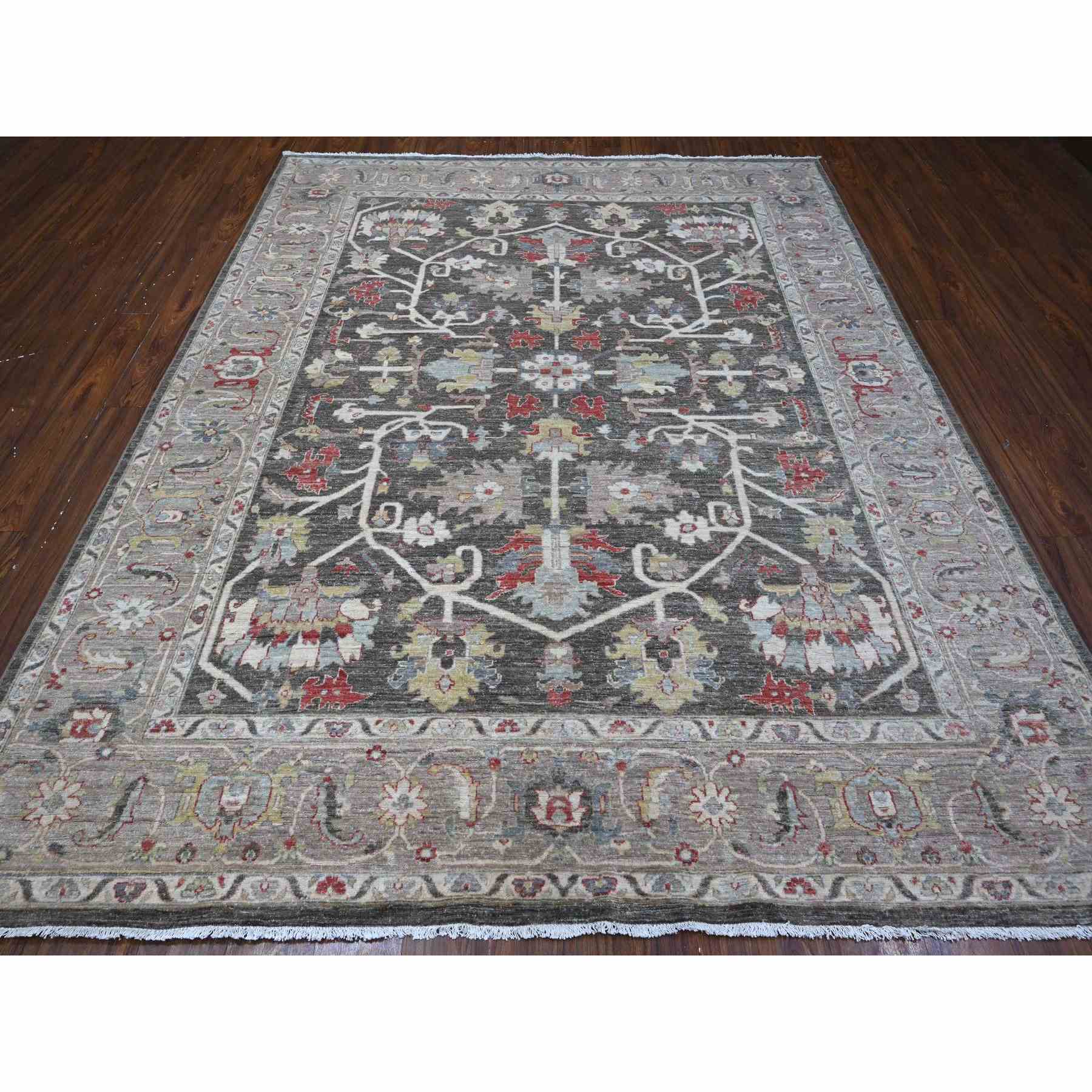 Heriz-Hand-Knotted-Rug-444365