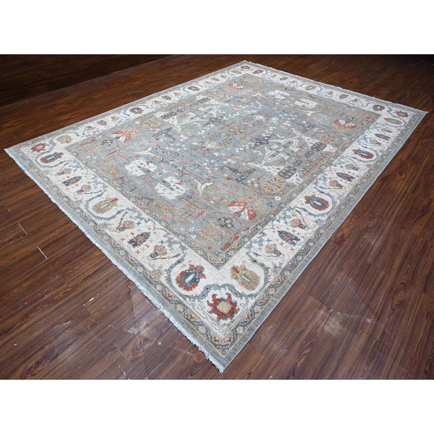 Heriz-Hand-Knotted-Rug-444775