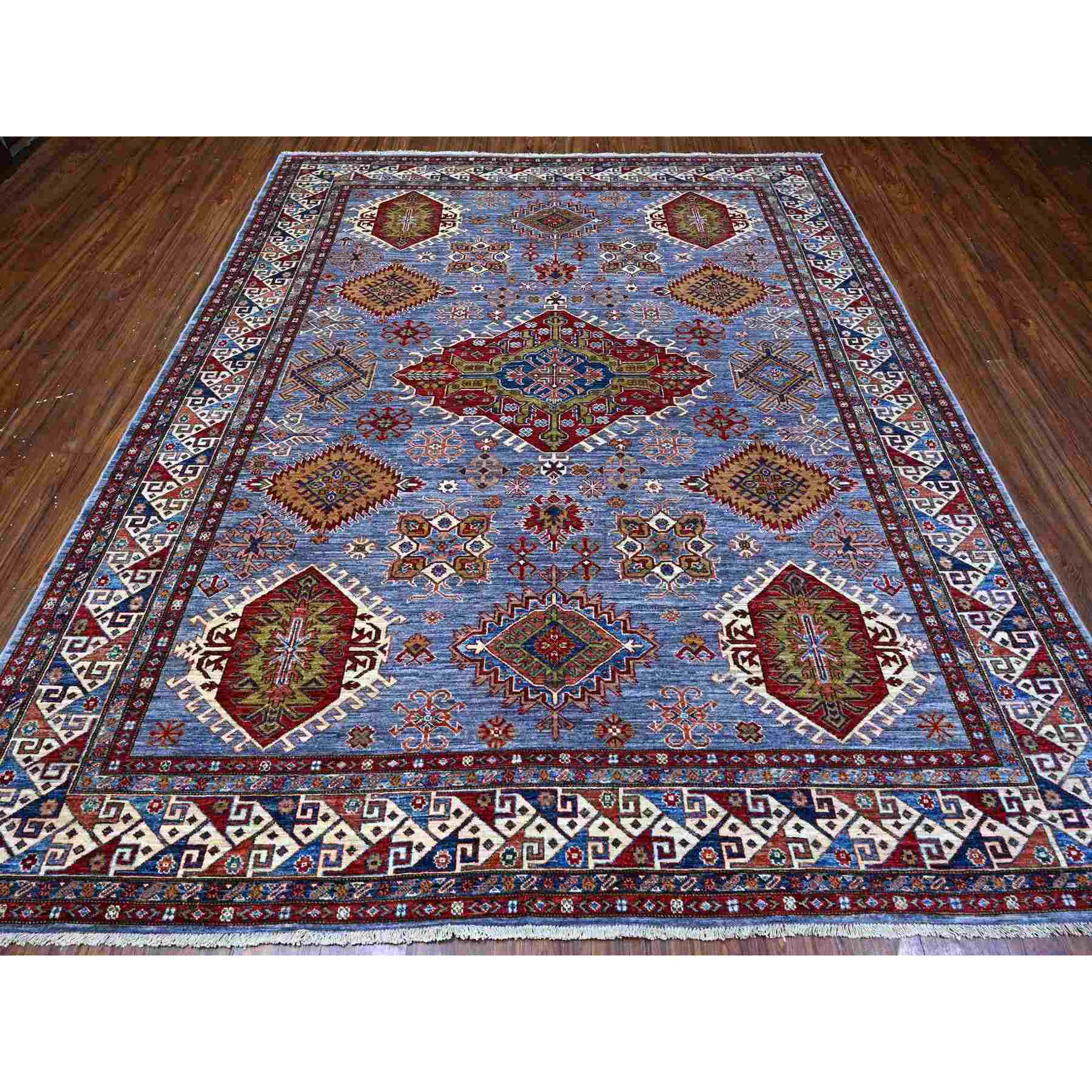 Kazak-Hand-Knotted-Rug-444560