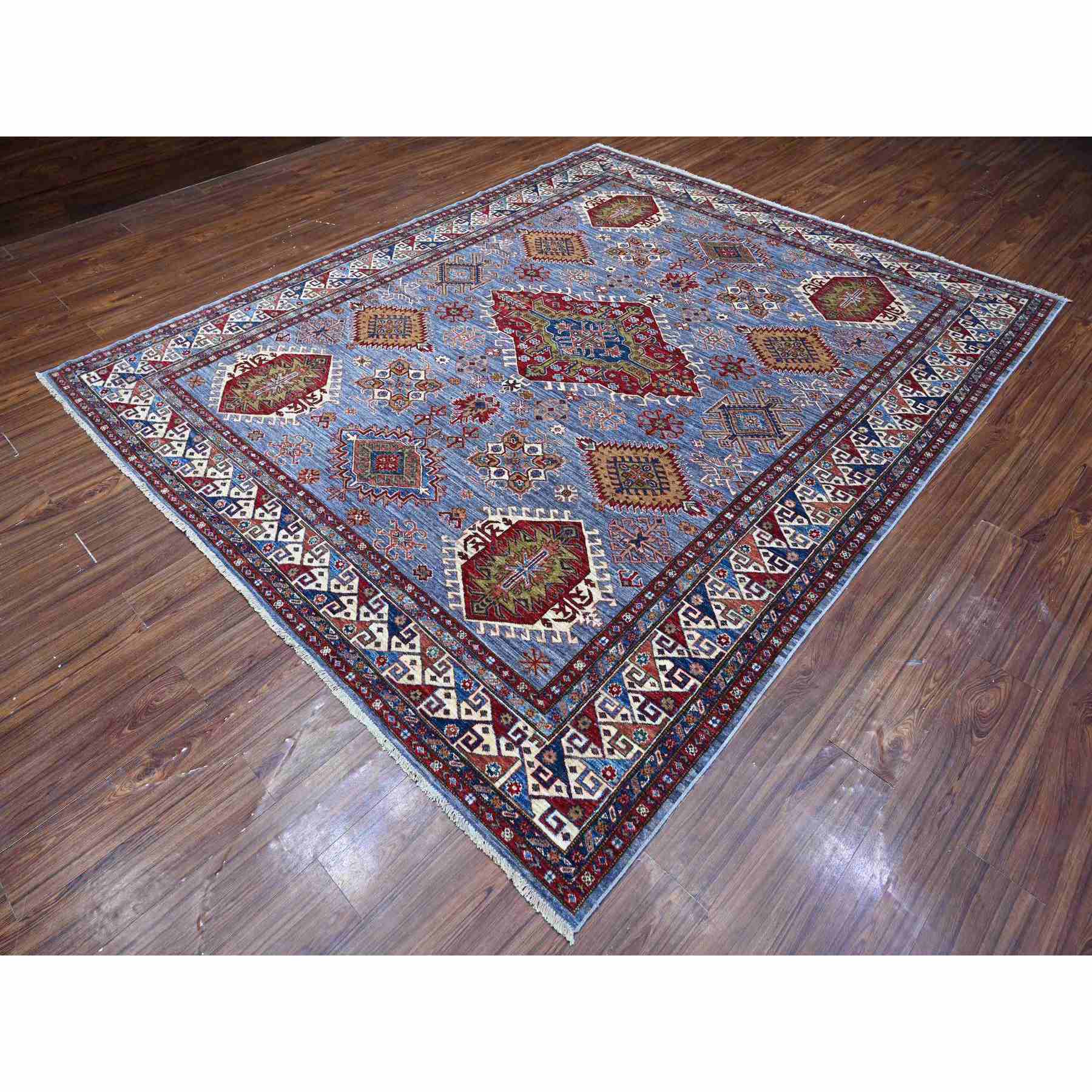 Kazak-Hand-Knotted-Rug-444560