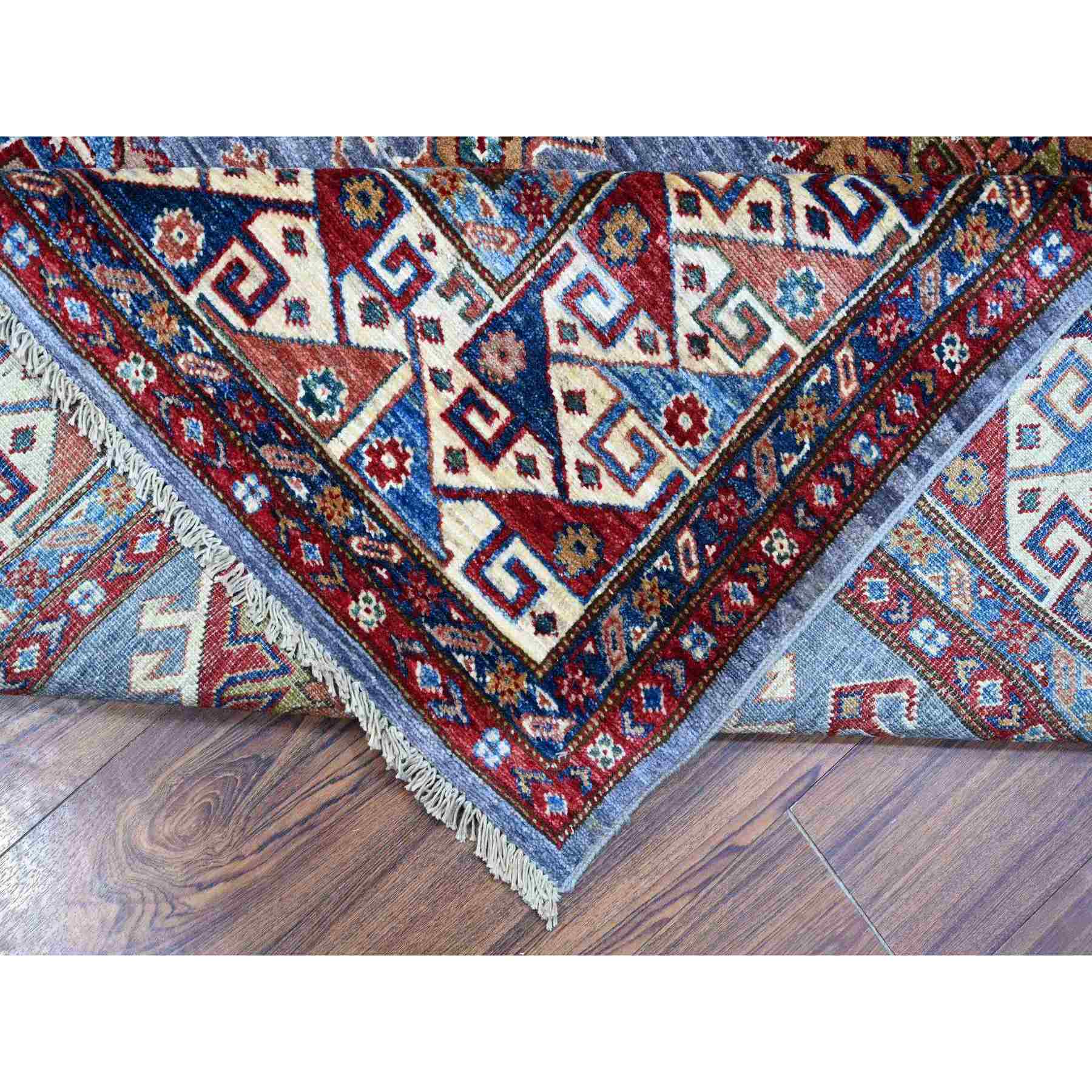 Kazak-Hand-Knotted-Rug-444560