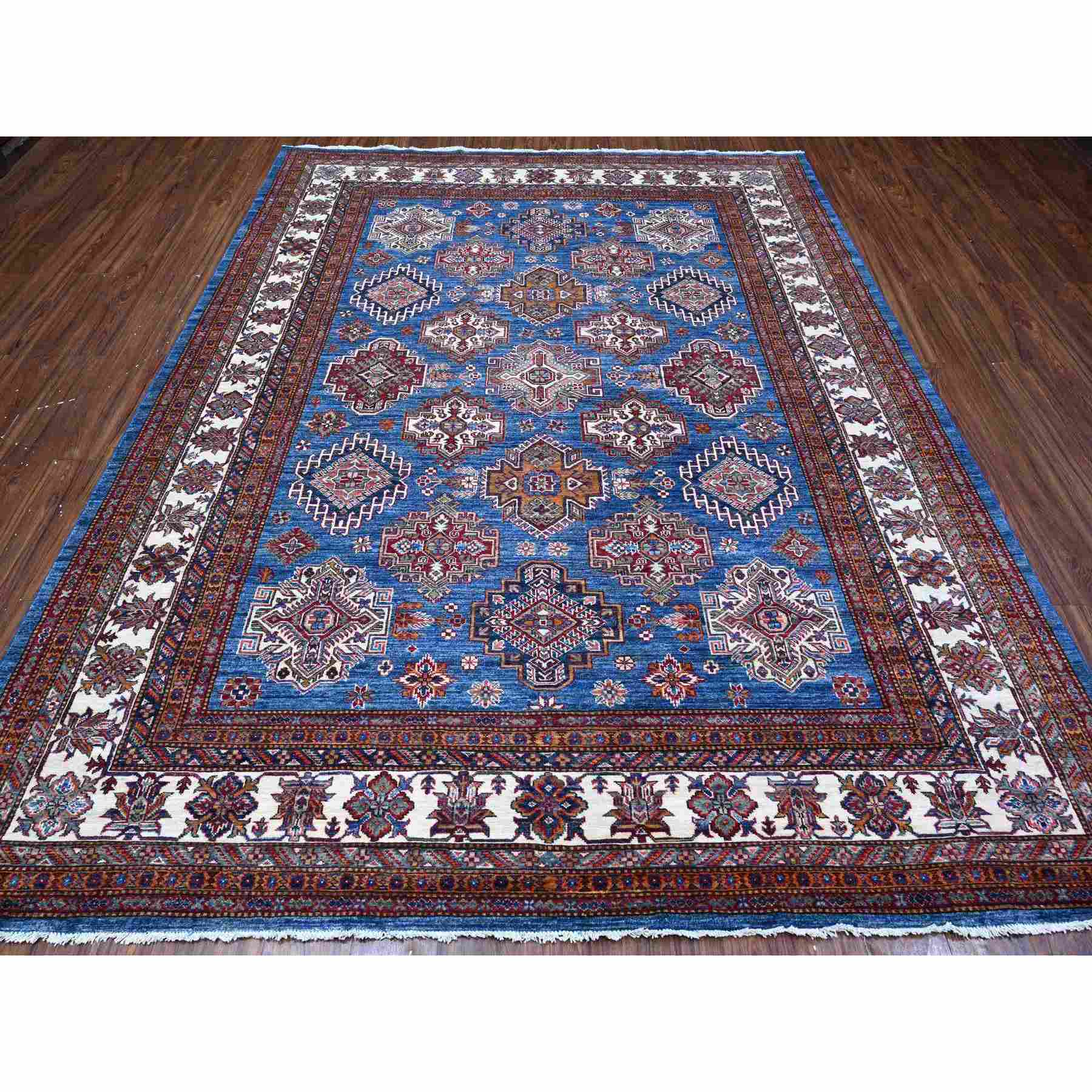 Kazak-Hand-Knotted-Rug-444570