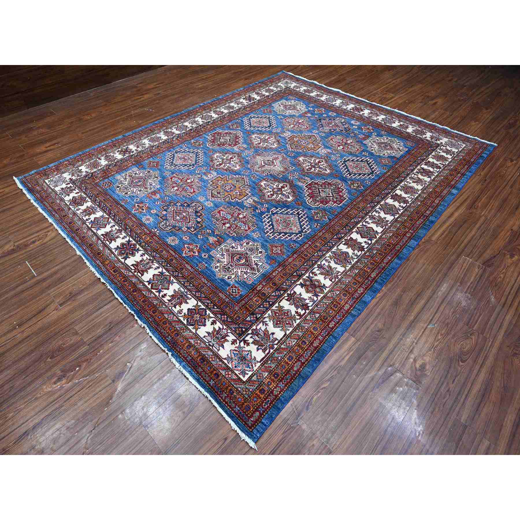 Kazak-Hand-Knotted-Rug-444570