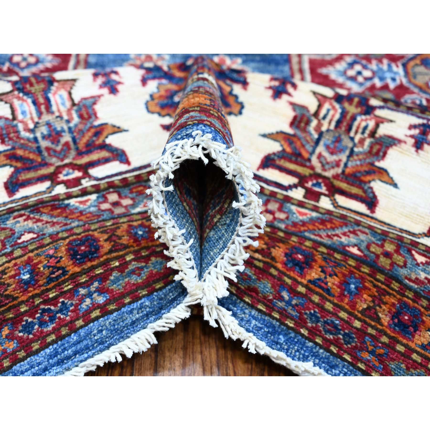 Kazak-Hand-Knotted-Rug-444570