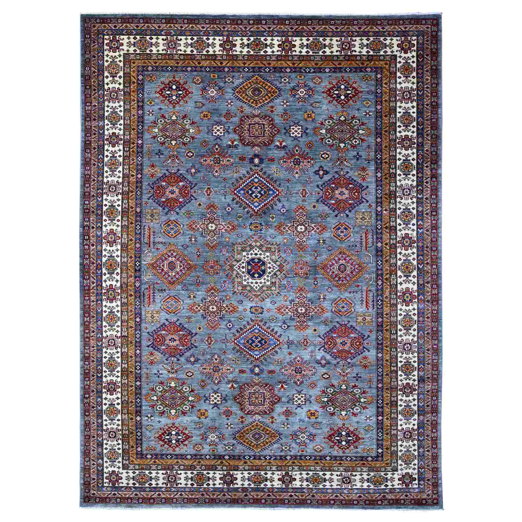 Kazak-Hand-Knotted-Rug-444575