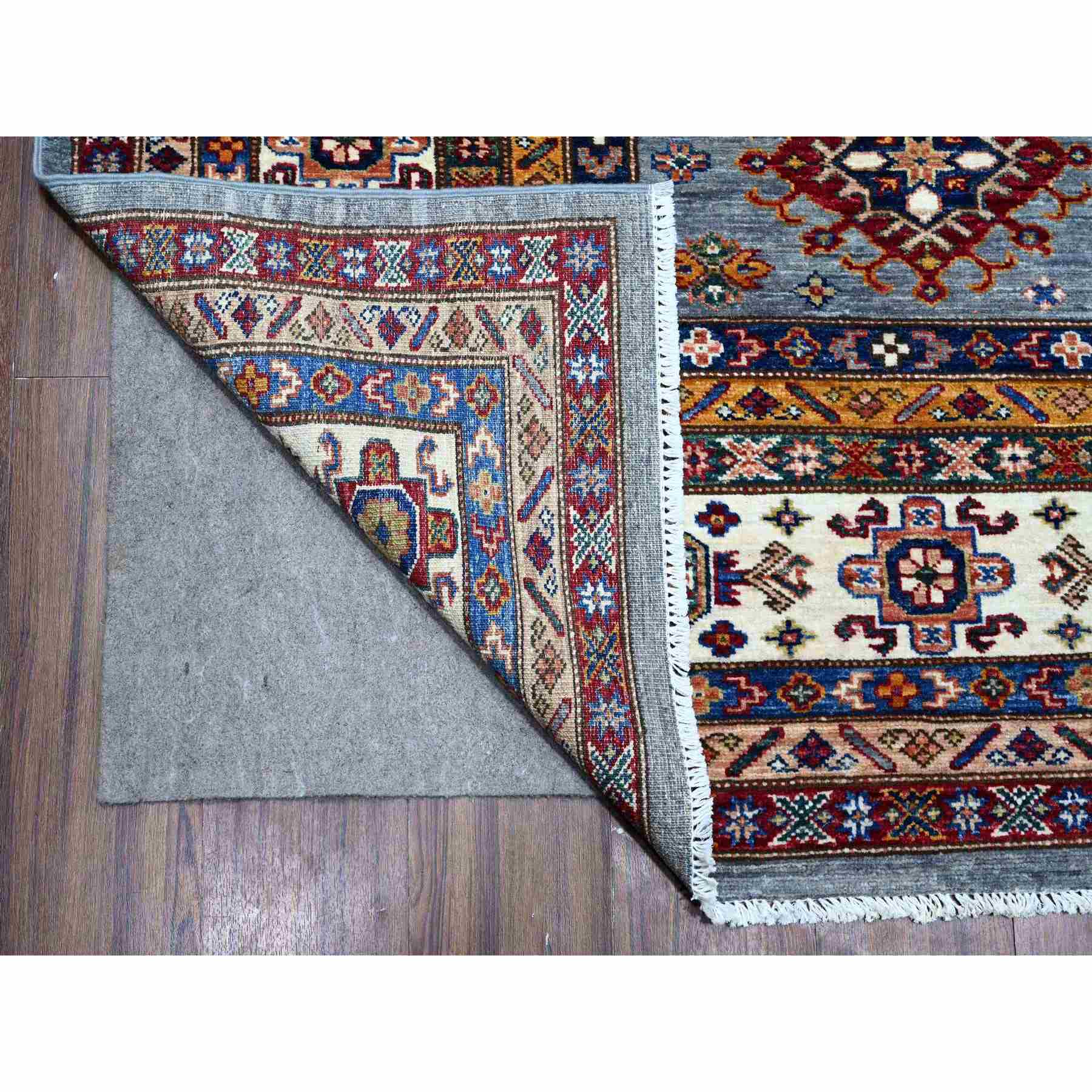 Kazak-Hand-Knotted-Rug-444575