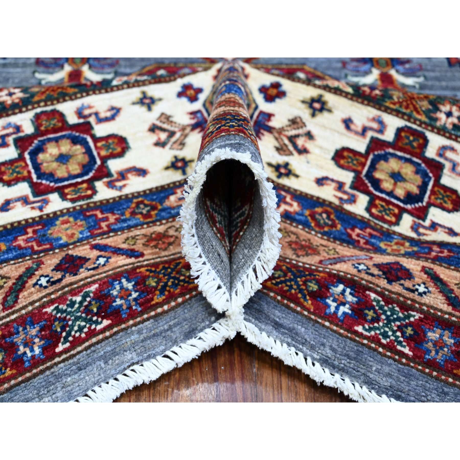 Kazak-Hand-Knotted-Rug-444575