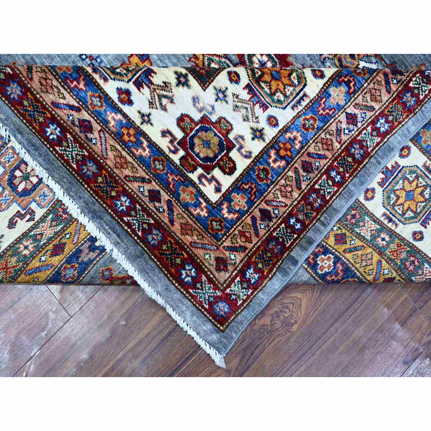 Kazak-Hand-Knotted-Rug-444575