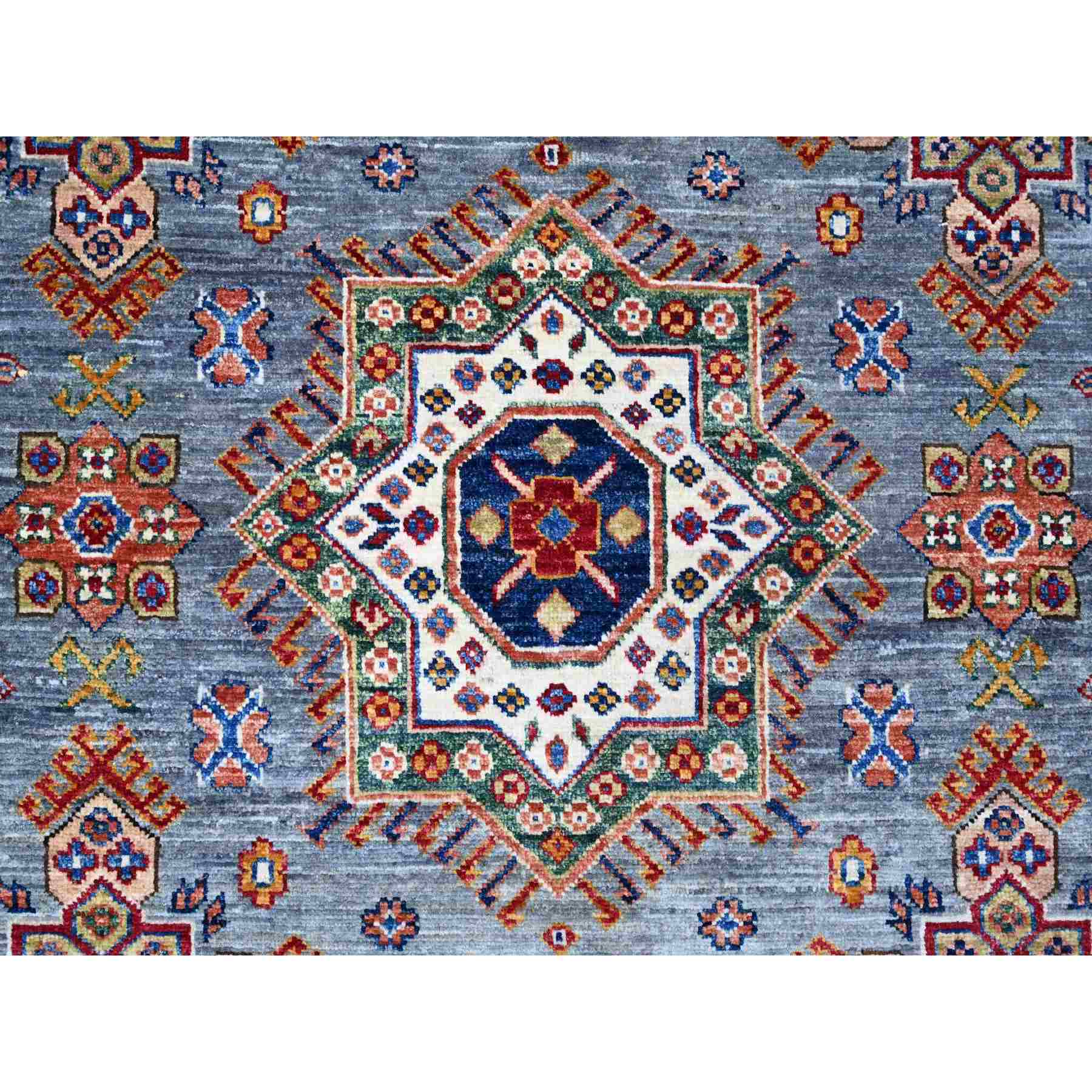 Kazak-Hand-Knotted-Rug-444575