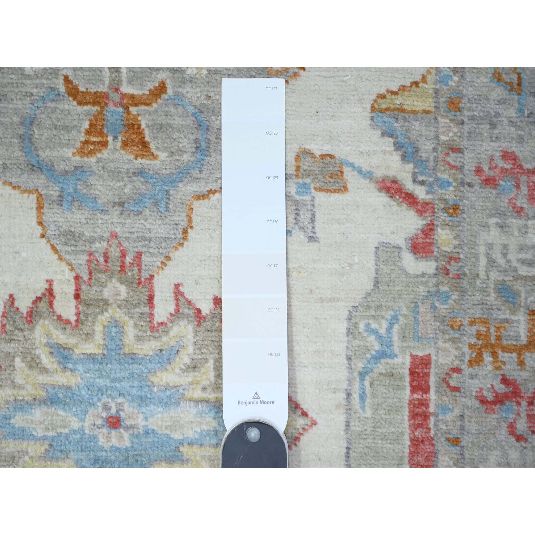 Oushak-And-Peshawar-Hand-Knotted-Rug-442725