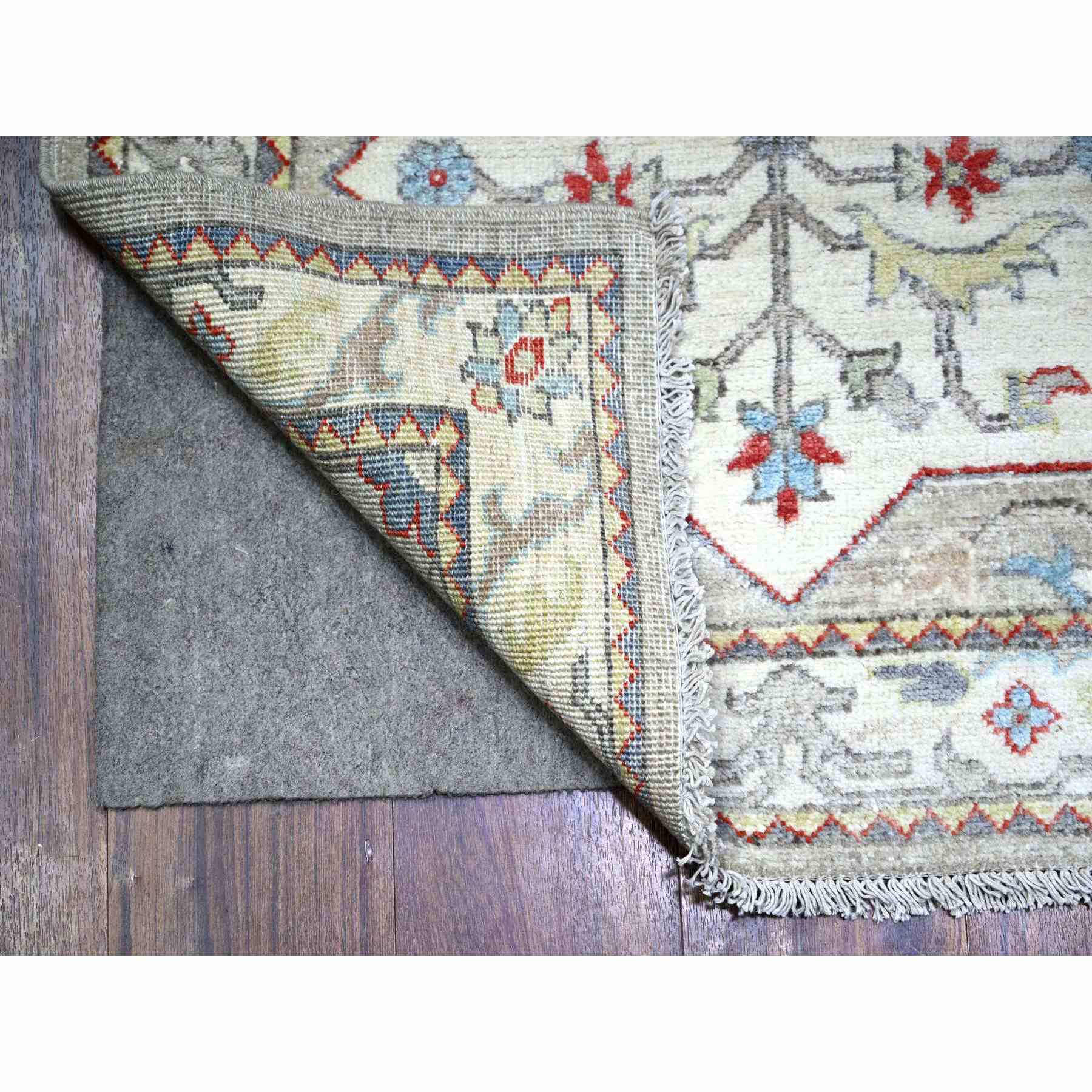 Oushak-And-Peshawar-Hand-Knotted-Rug-442730