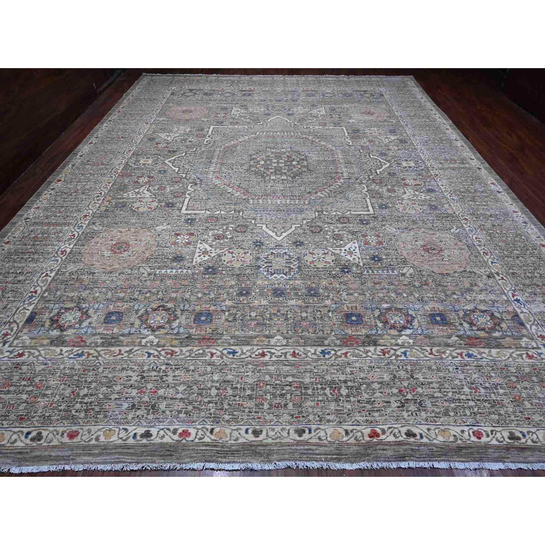 Mamluk-Hand-Knotted-Rug-444350