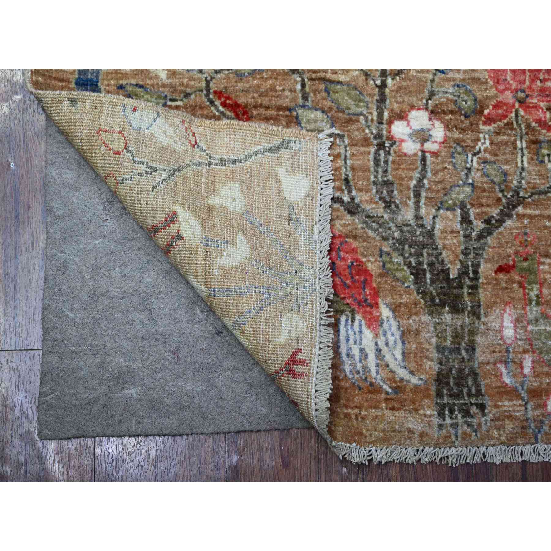 Oushak-And-Peshawar-Hand-Knotted-Rug-442500
