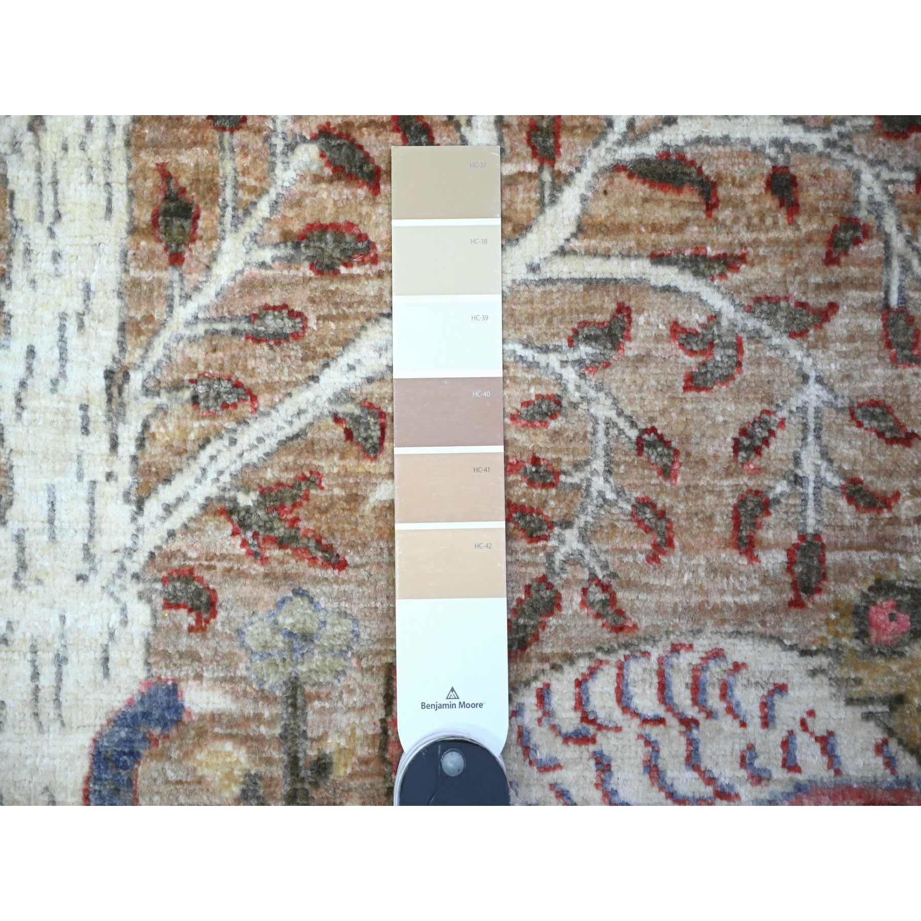 Oushak-And-Peshawar-Hand-Knotted-Rug-442500