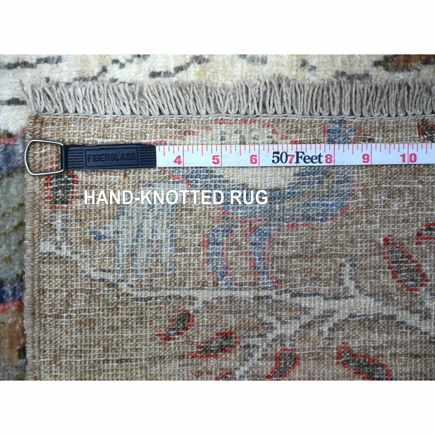 Oushak-And-Peshawar-Hand-Knotted-Rug-442500