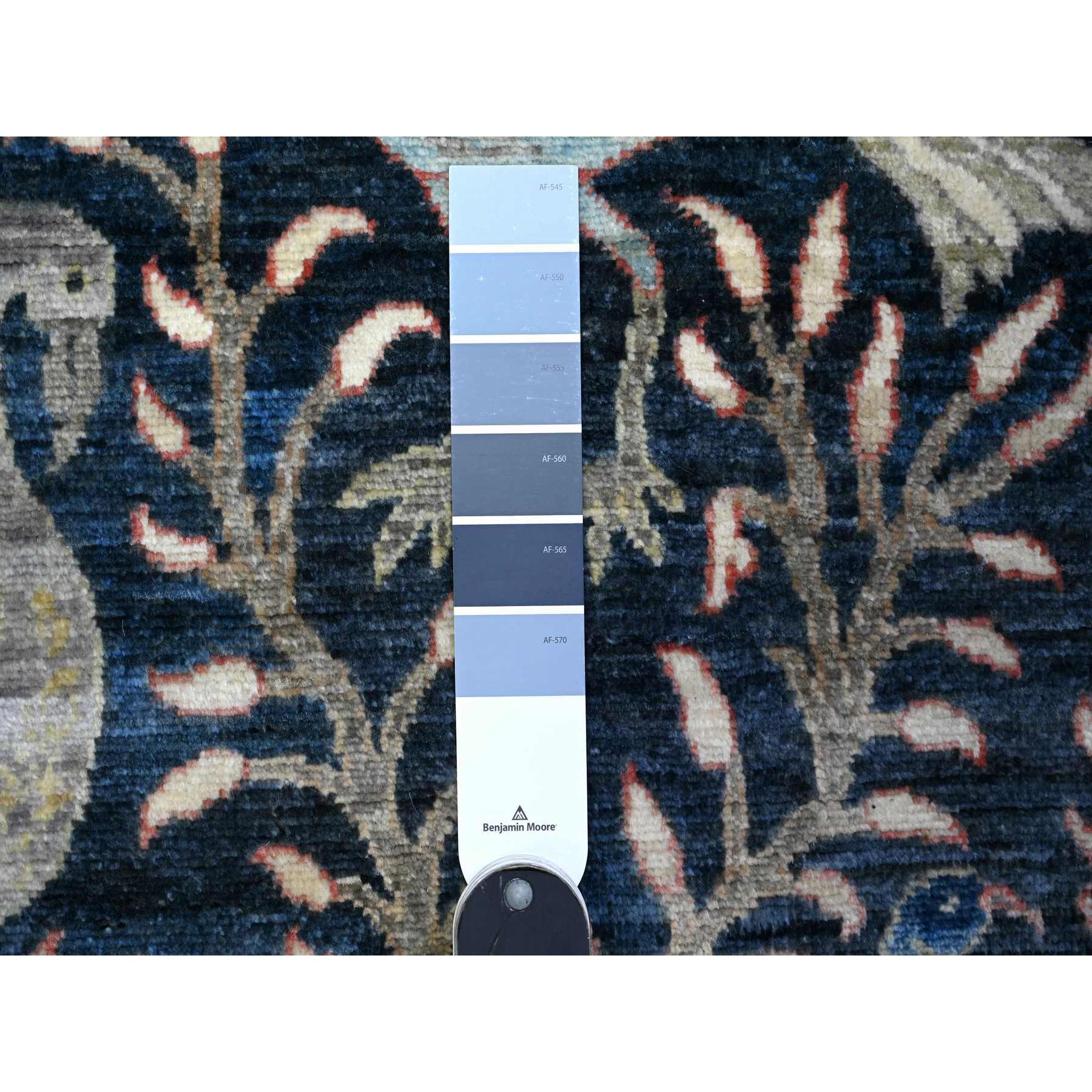 Oushak-And-Peshawar-Hand-Knotted-Rug-442505