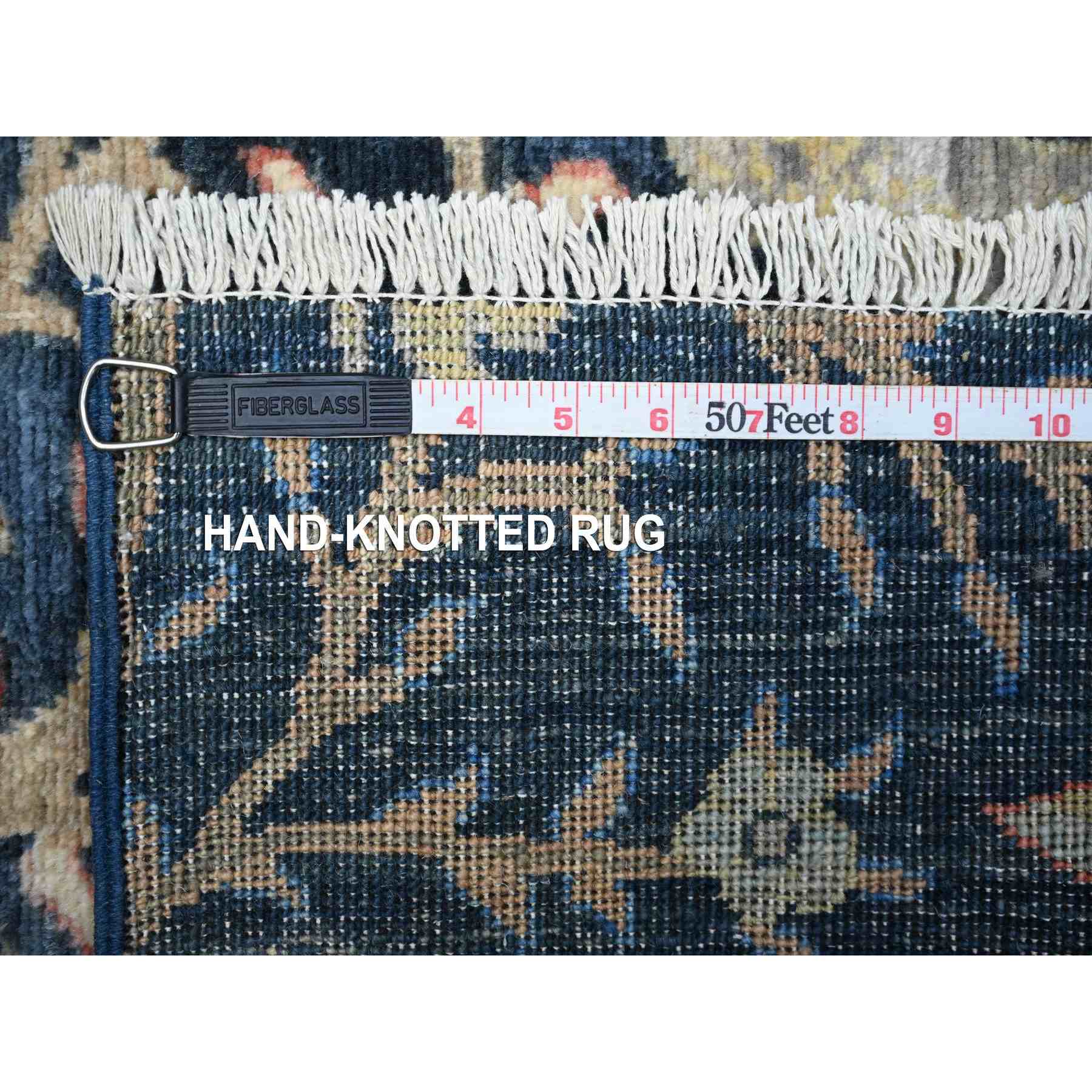 Oushak-And-Peshawar-Hand-Knotted-Rug-442505