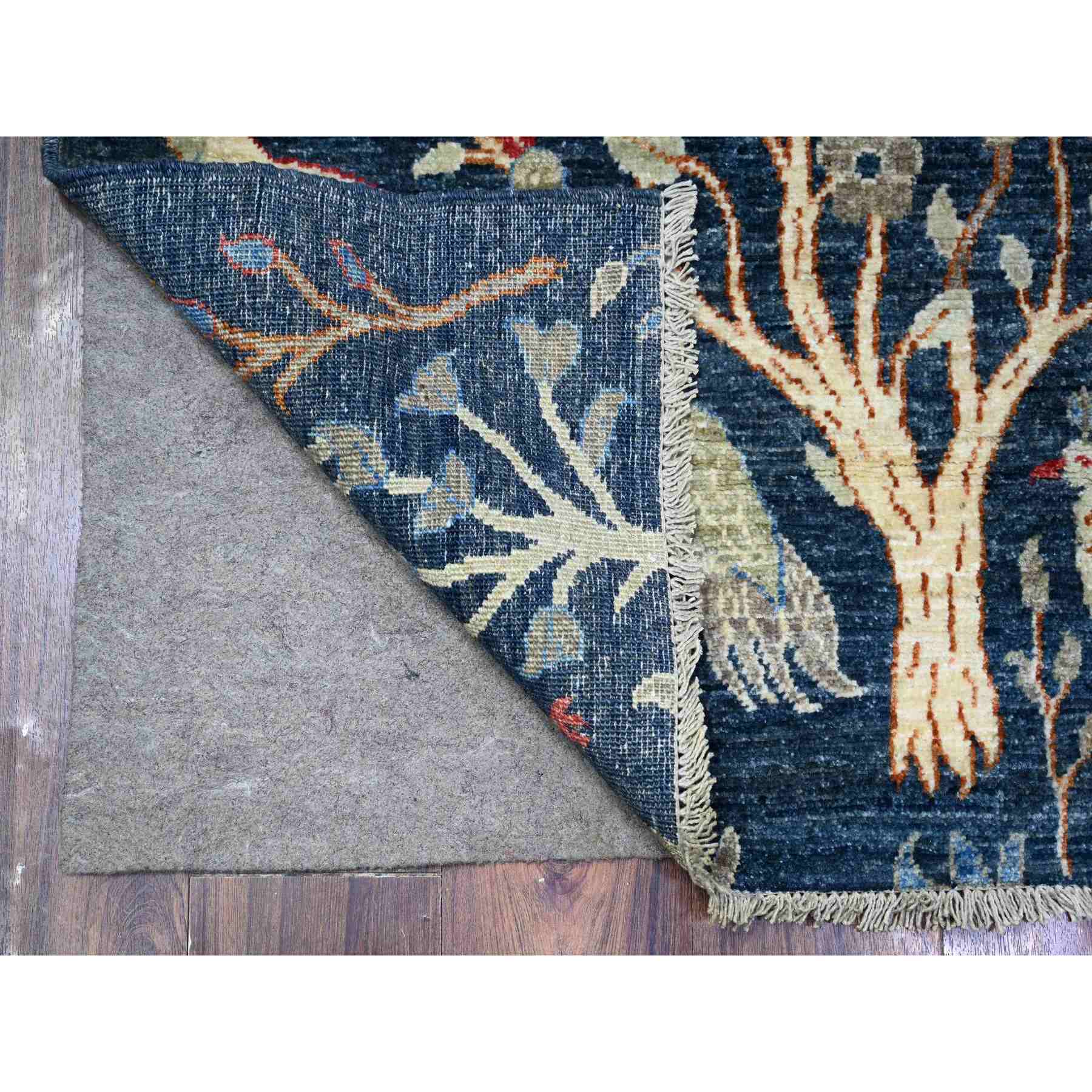 Oushak-And-Peshawar-Hand-Knotted-Rug-442520