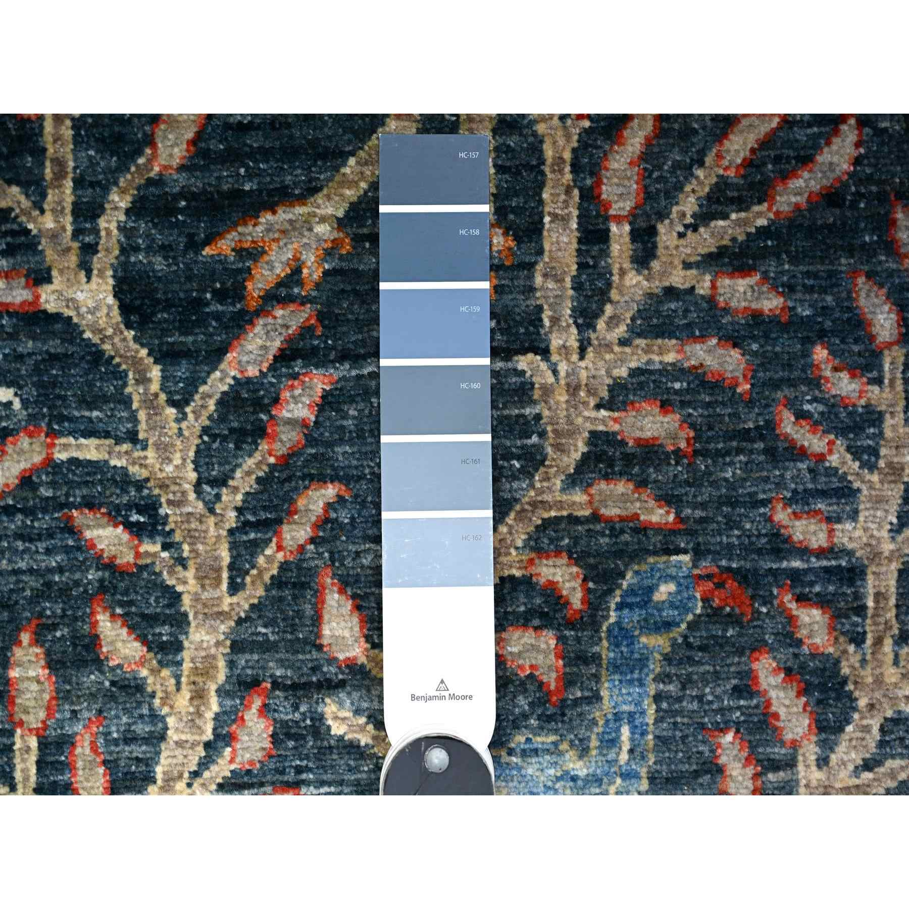 Oushak-And-Peshawar-Hand-Knotted-Rug-442520