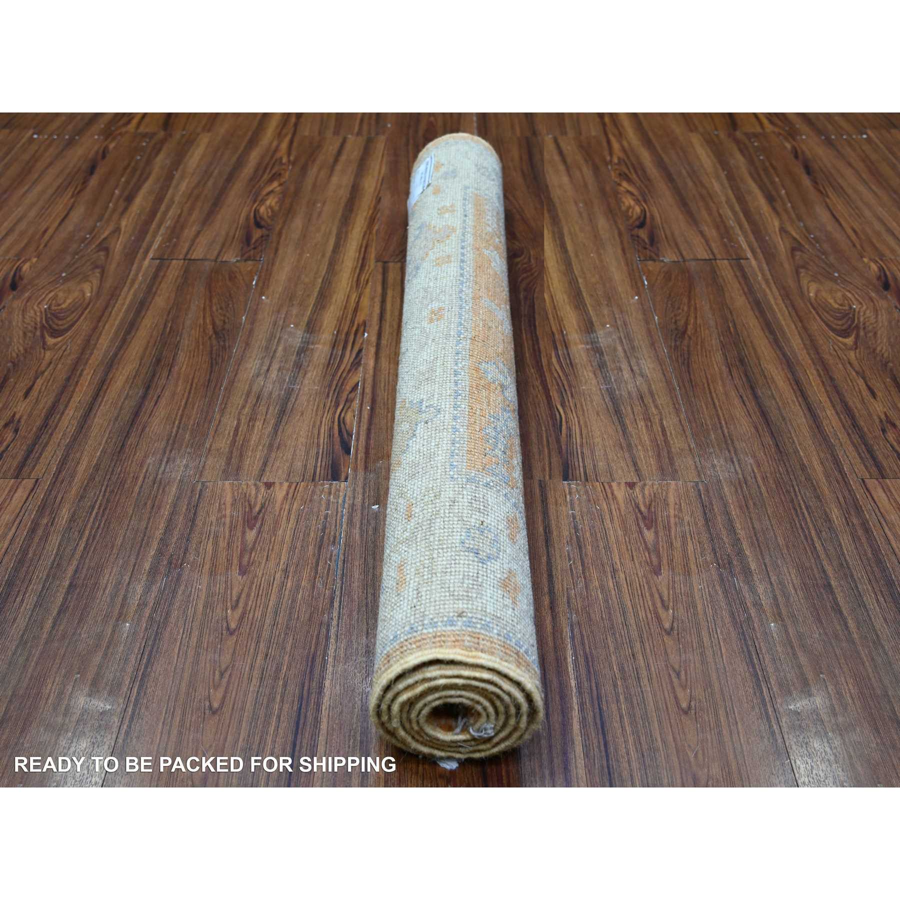 Oushak-And-Peshawar-Hand-Knotted-Rug-442550