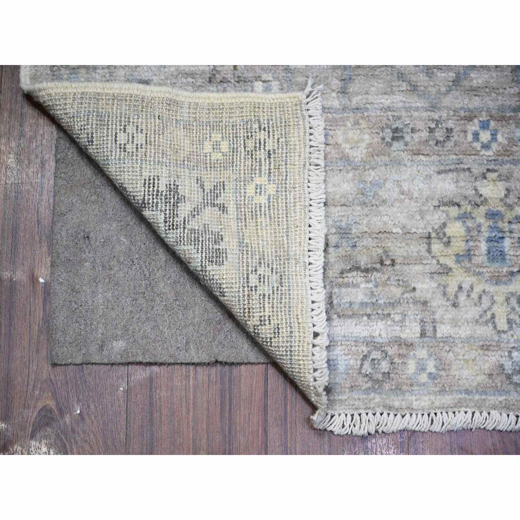 Oushak-And-Peshawar-Hand-Knotted-Rug-442630