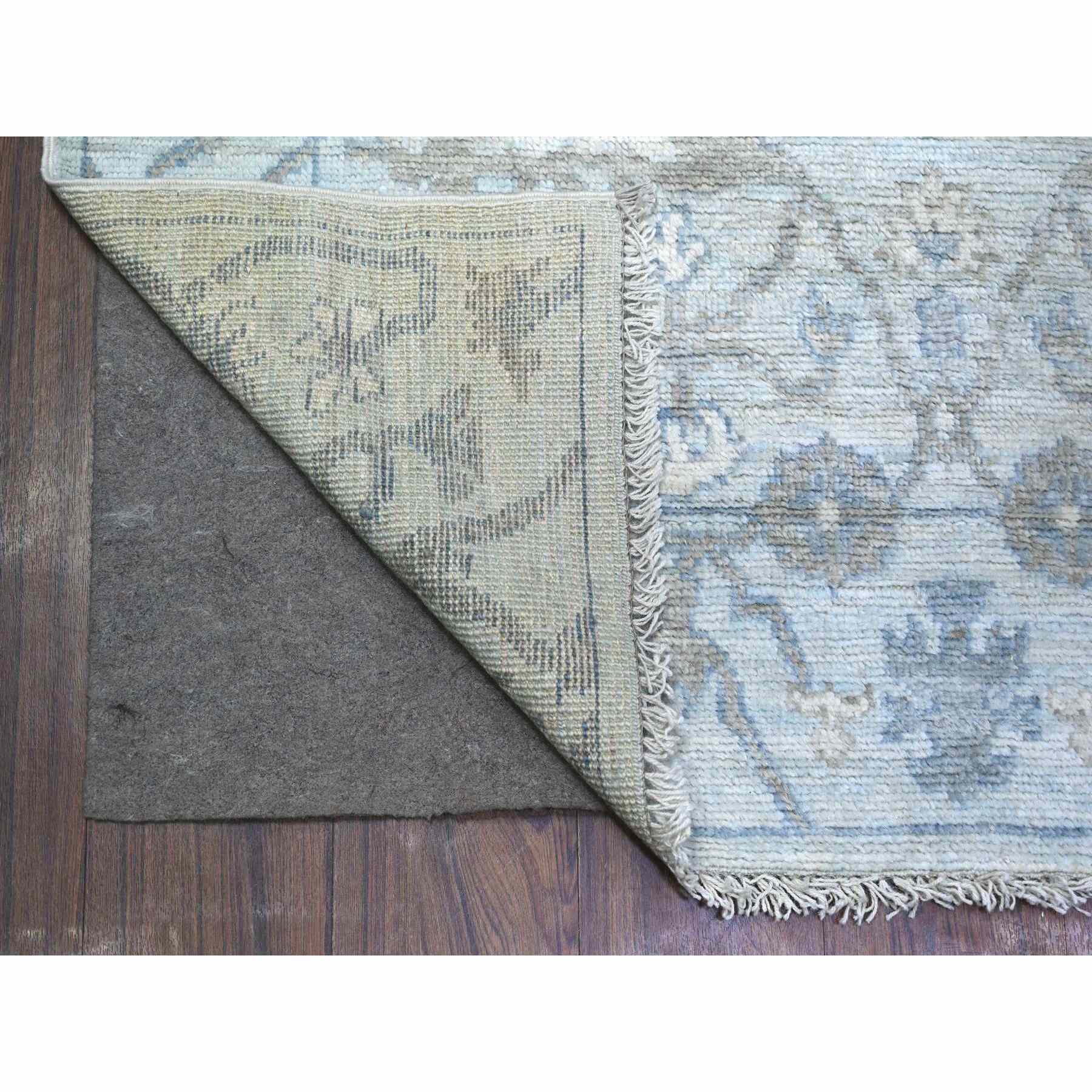 Oushak-And-Peshawar-Hand-Knotted-Rug-442645