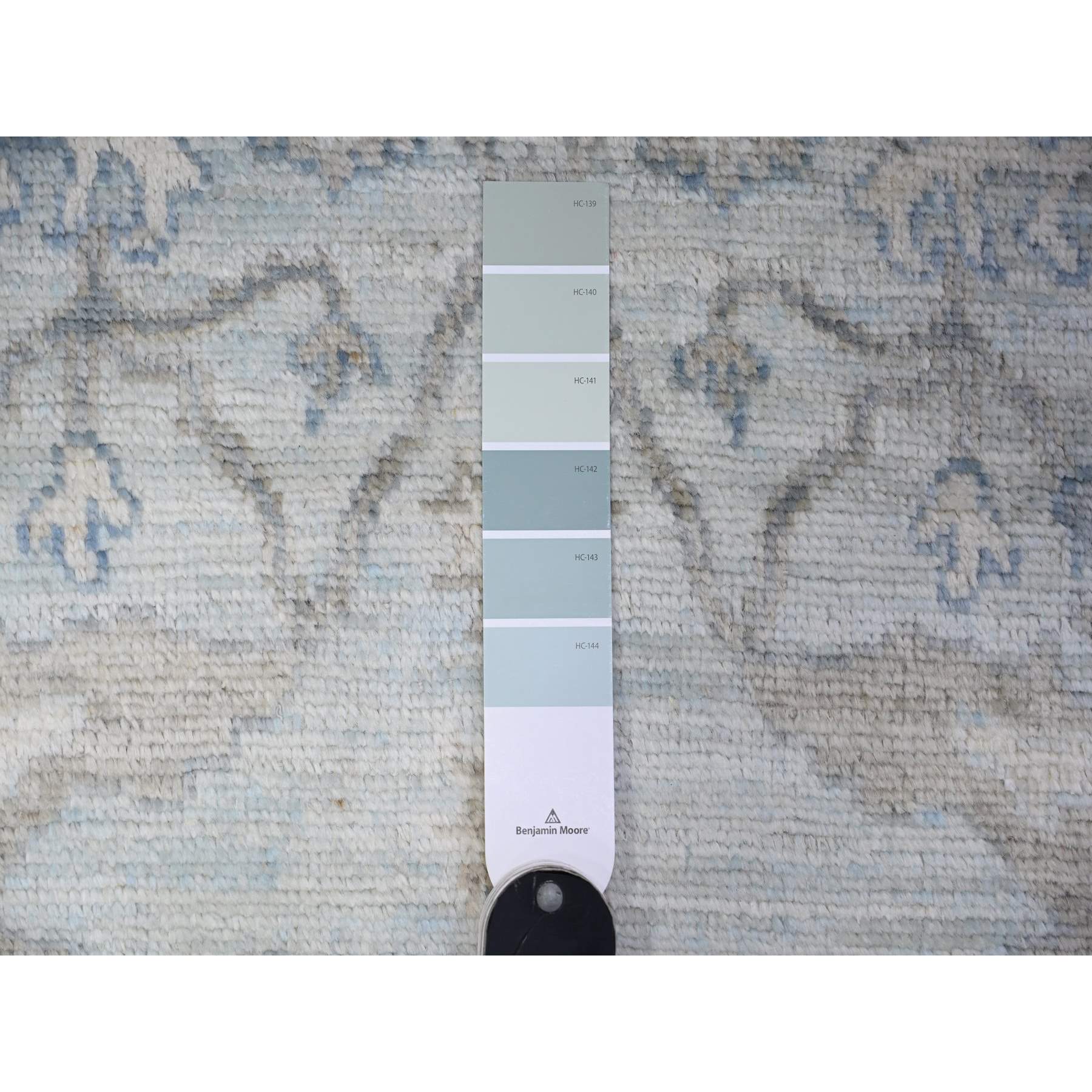 Oushak-And-Peshawar-Hand-Knotted-Rug-442645