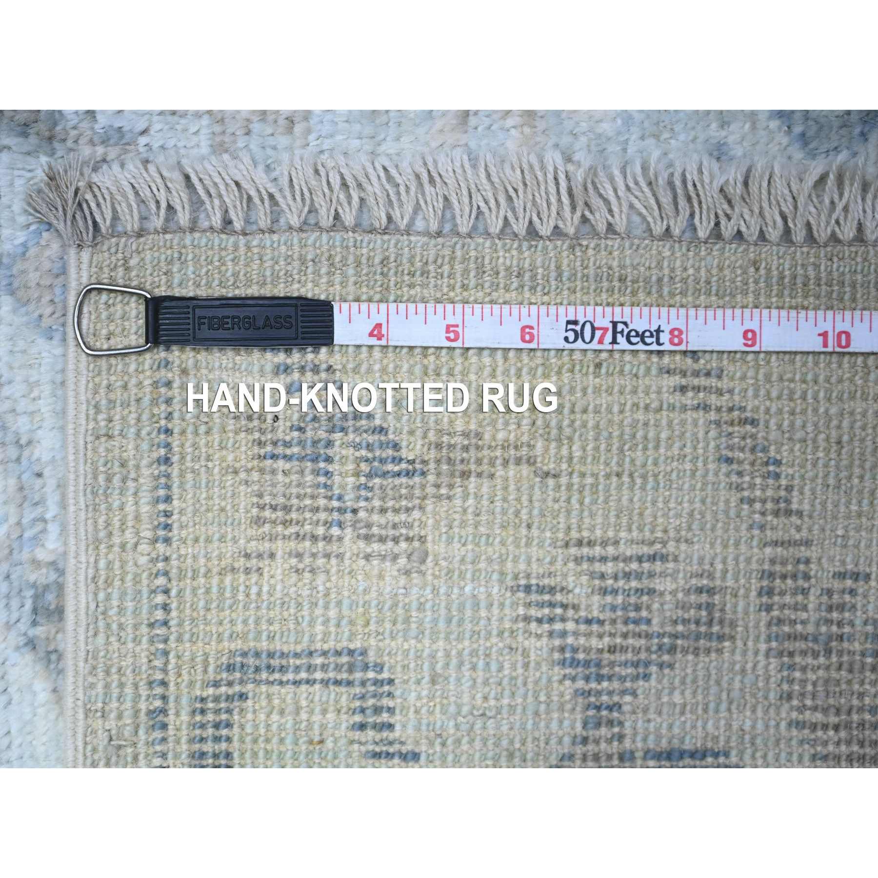 Oushak-And-Peshawar-Hand-Knotted-Rug-442645
