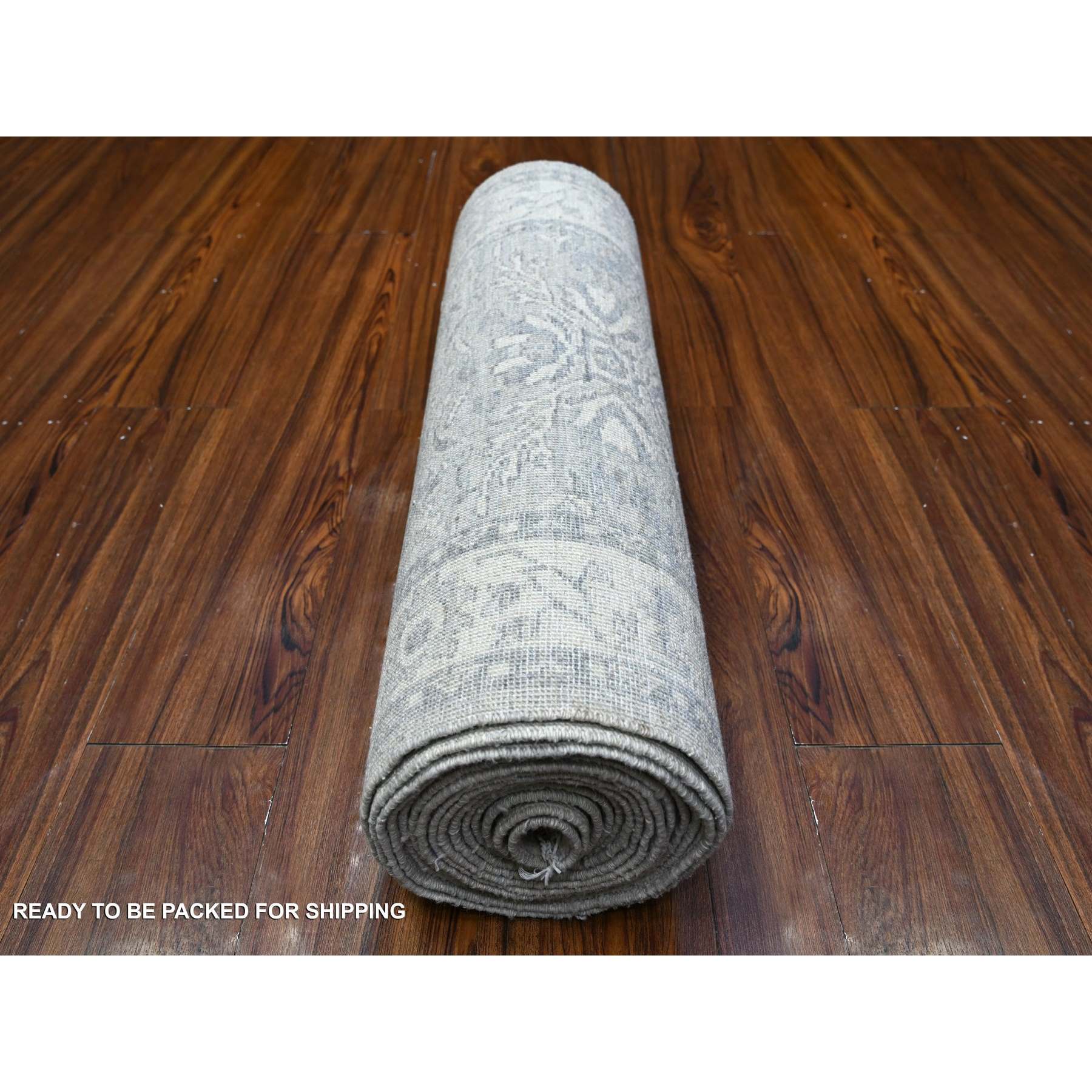 Oushak-And-Peshawar-Hand-Knotted-Rug-442655