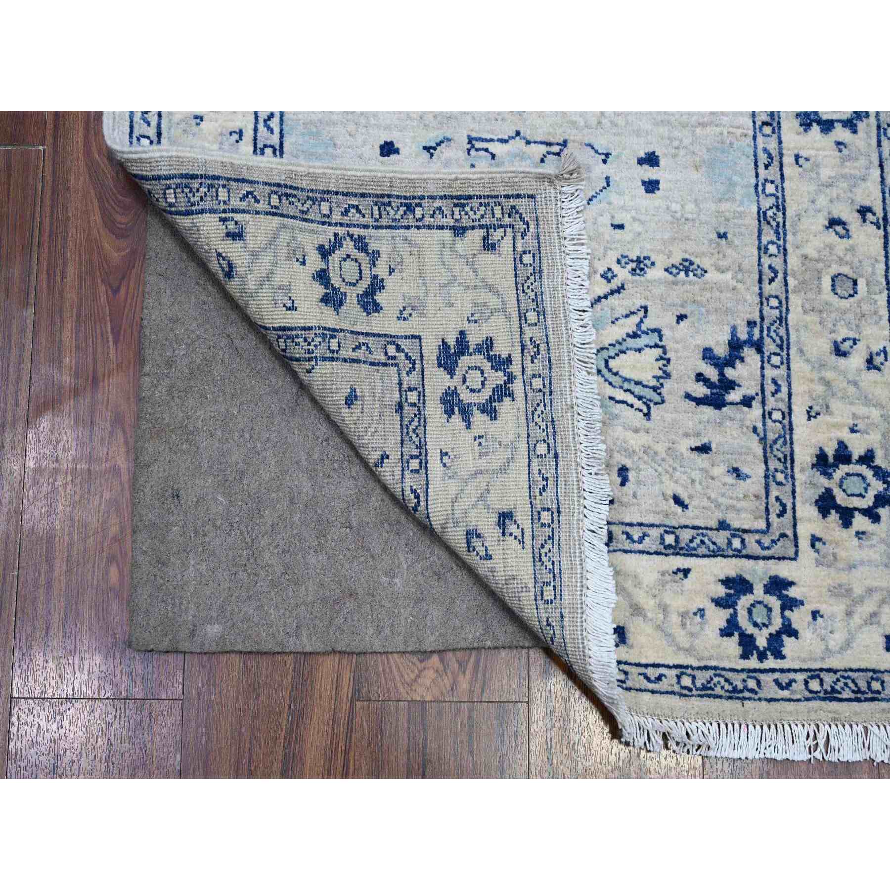 Oushak-And-Peshawar-Hand-Knotted-Rug-442675