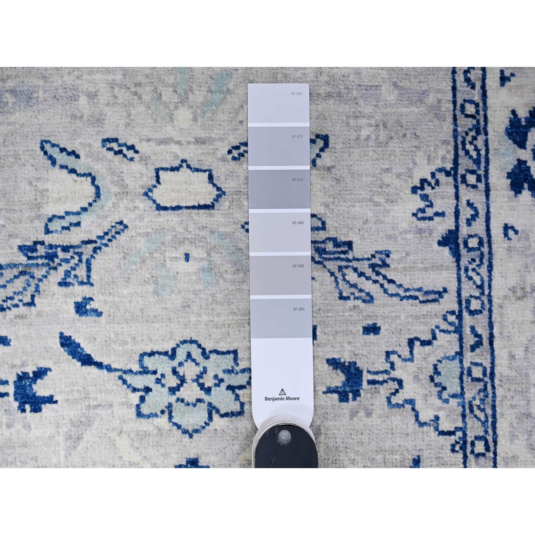 Oushak-And-Peshawar-Hand-Knotted-Rug-442675