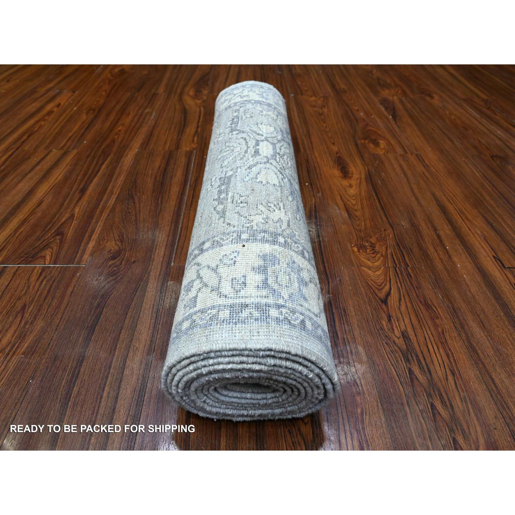 Oushak-And-Peshawar-Hand-Knotted-Rug-442680