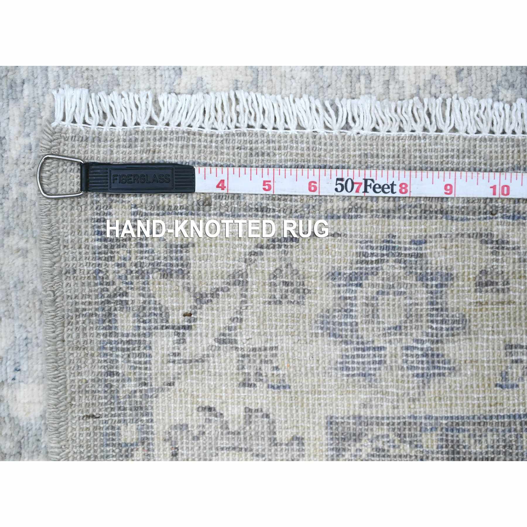 Oushak-And-Peshawar-Hand-Knotted-Rug-442680
