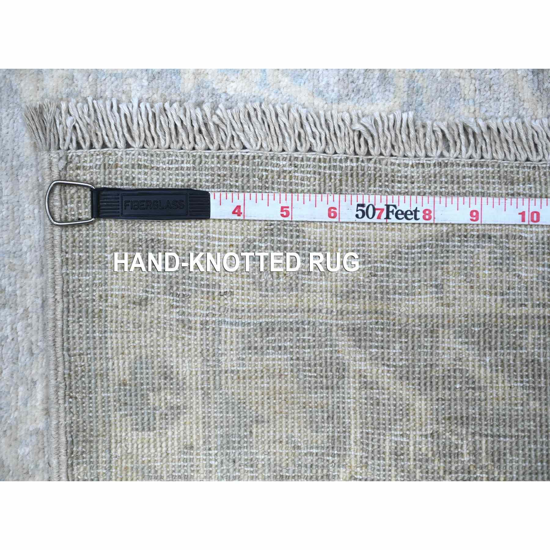 Oushak-And-Peshawar-Hand-Knotted-Rug-442735