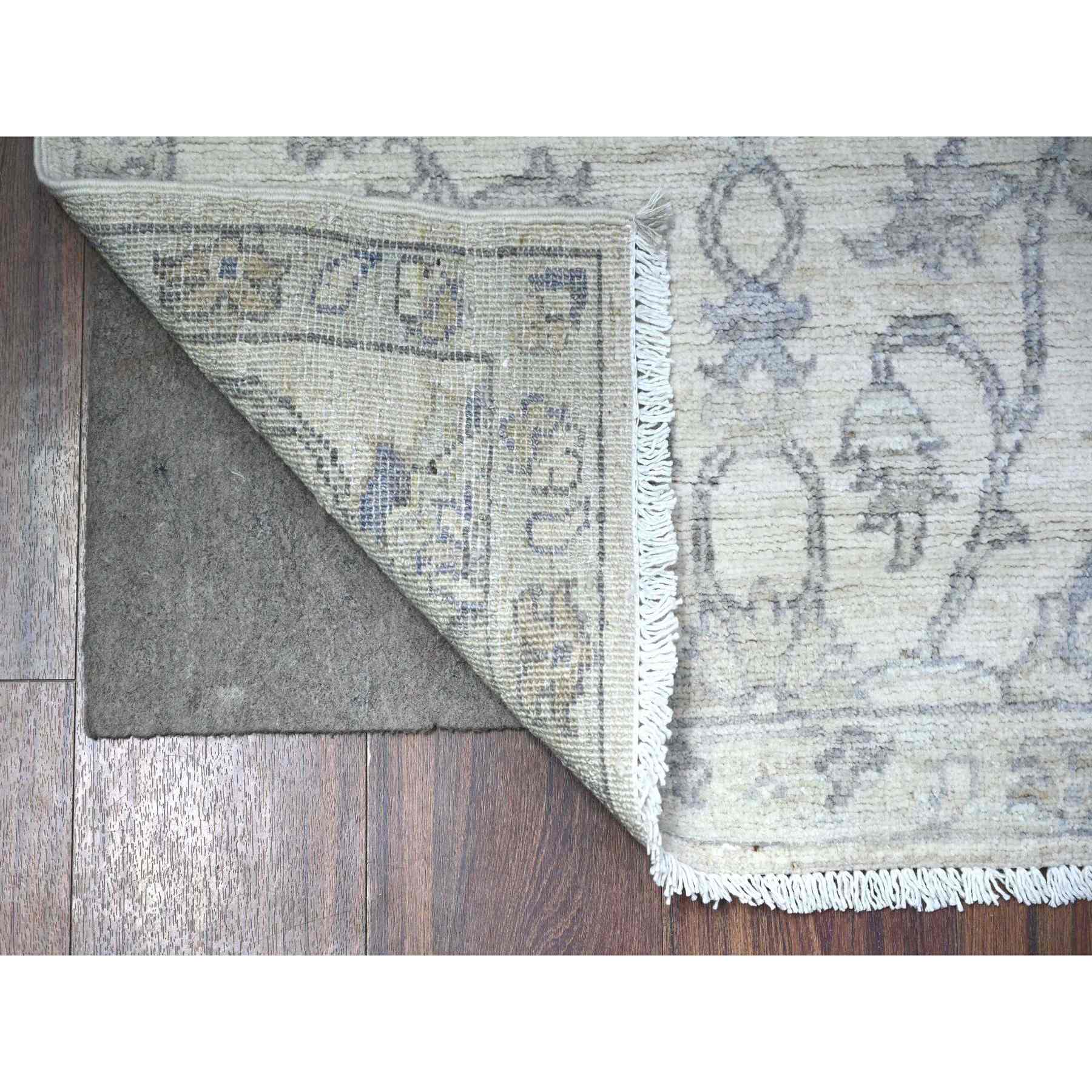 Oushak-And-Peshawar-Hand-Knotted-Rug-442750