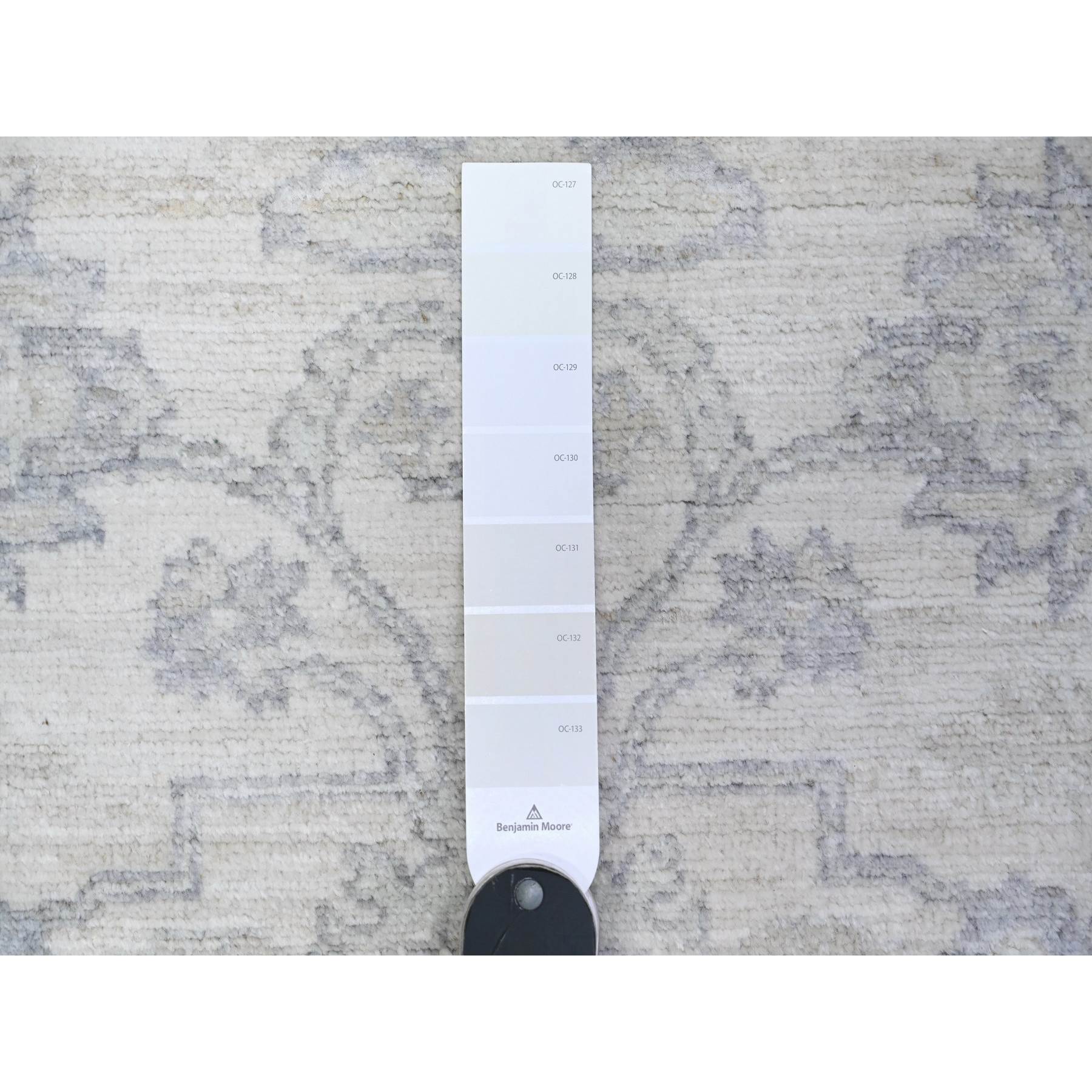 Oushak-And-Peshawar-Hand-Knotted-Rug-442750