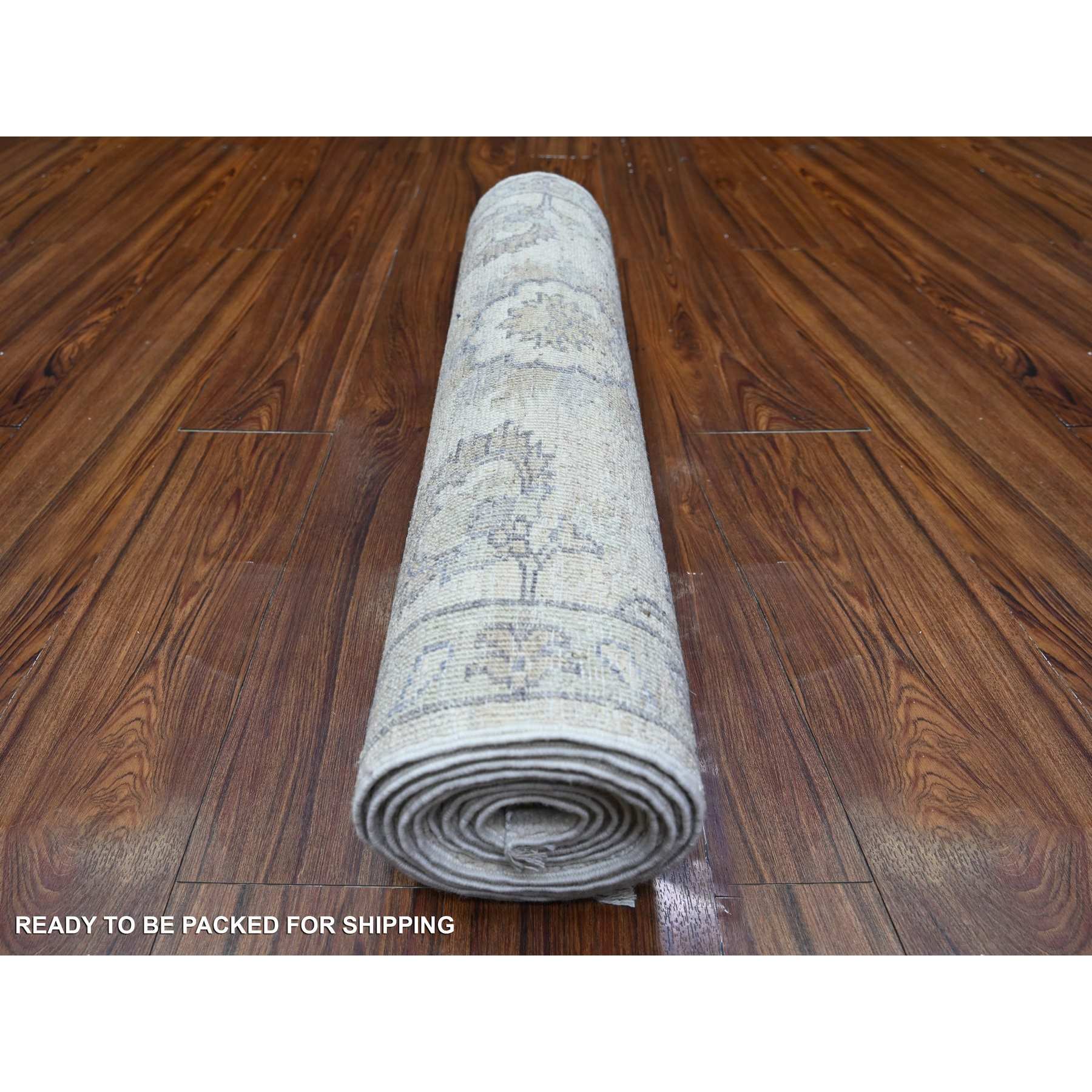 Oushak-And-Peshawar-Hand-Knotted-Rug-442750